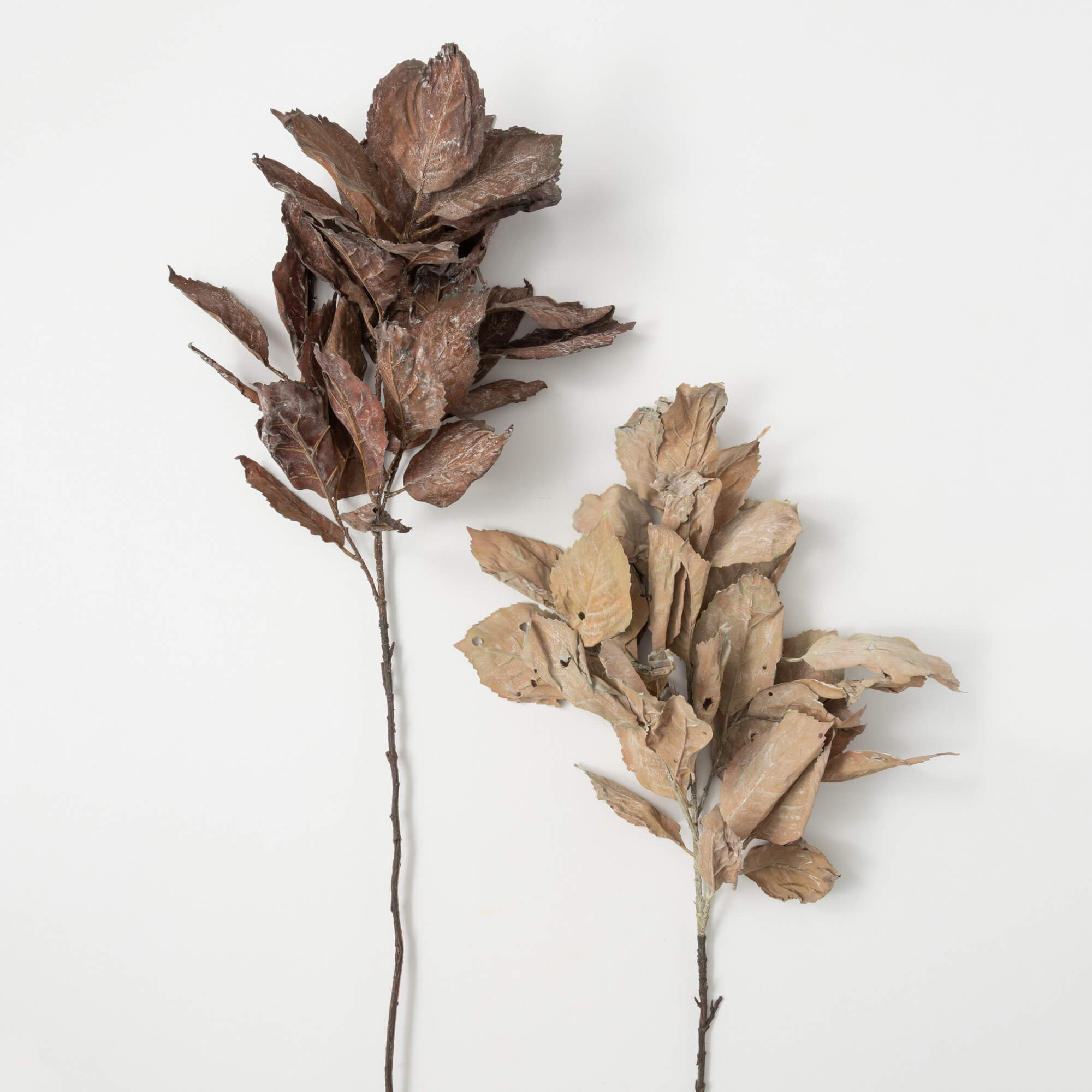 FAUX DRIED HYDRANGEA LEAF SET