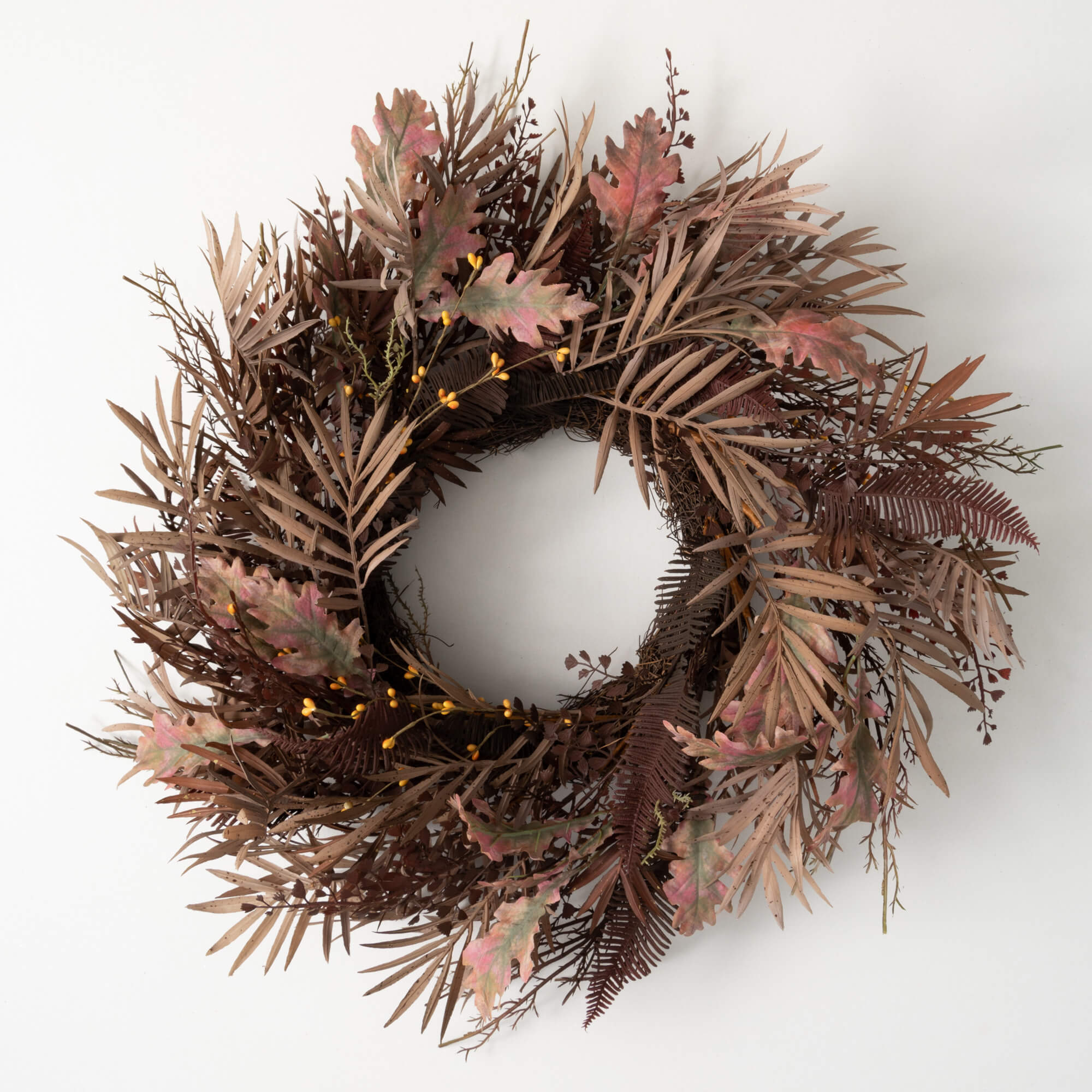 24" FALL FERN WREATH