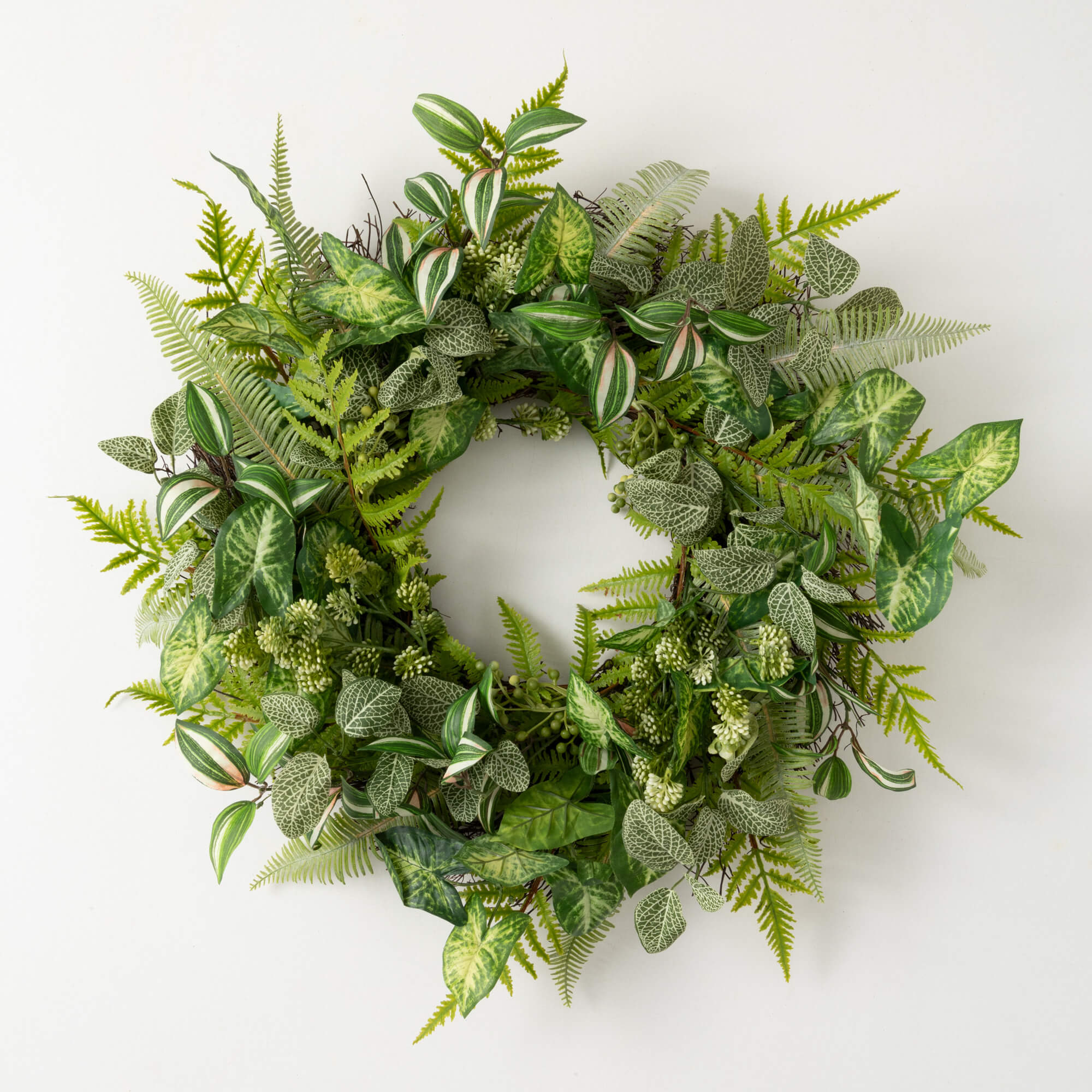 MIXED FOLIAGE WREATH