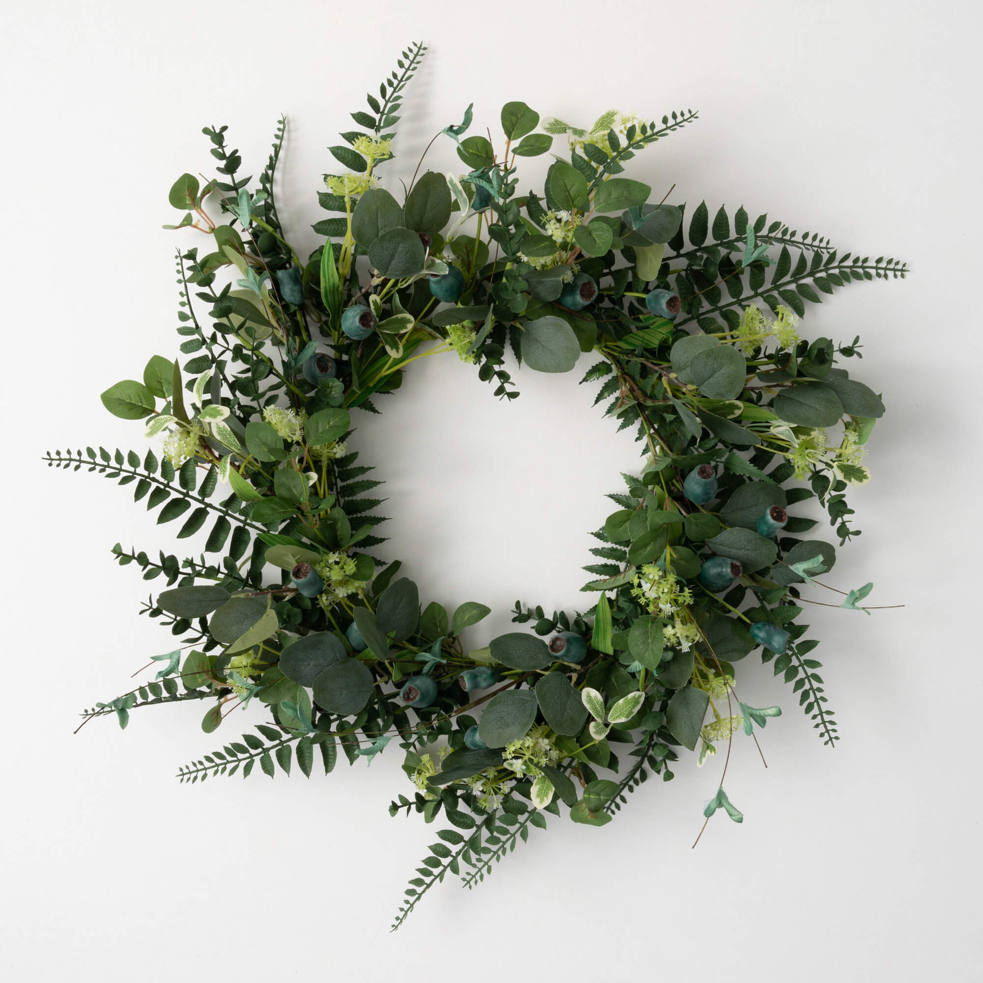 GREEN POD FOLIAGE WREATH