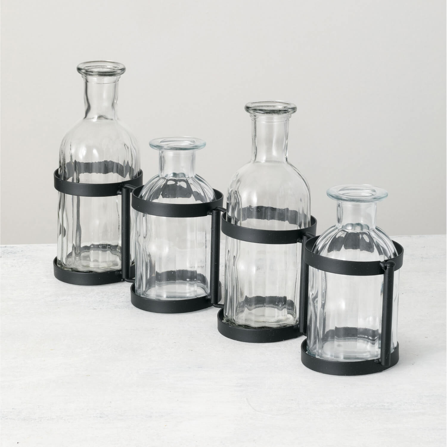 FACETED MULTI-LEVEL X4 BOTTLES