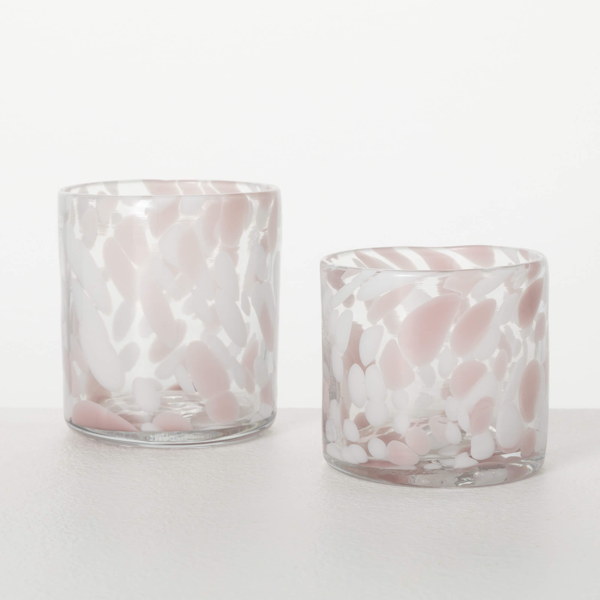 SPOTTED CANDLEHOLDER Set 2