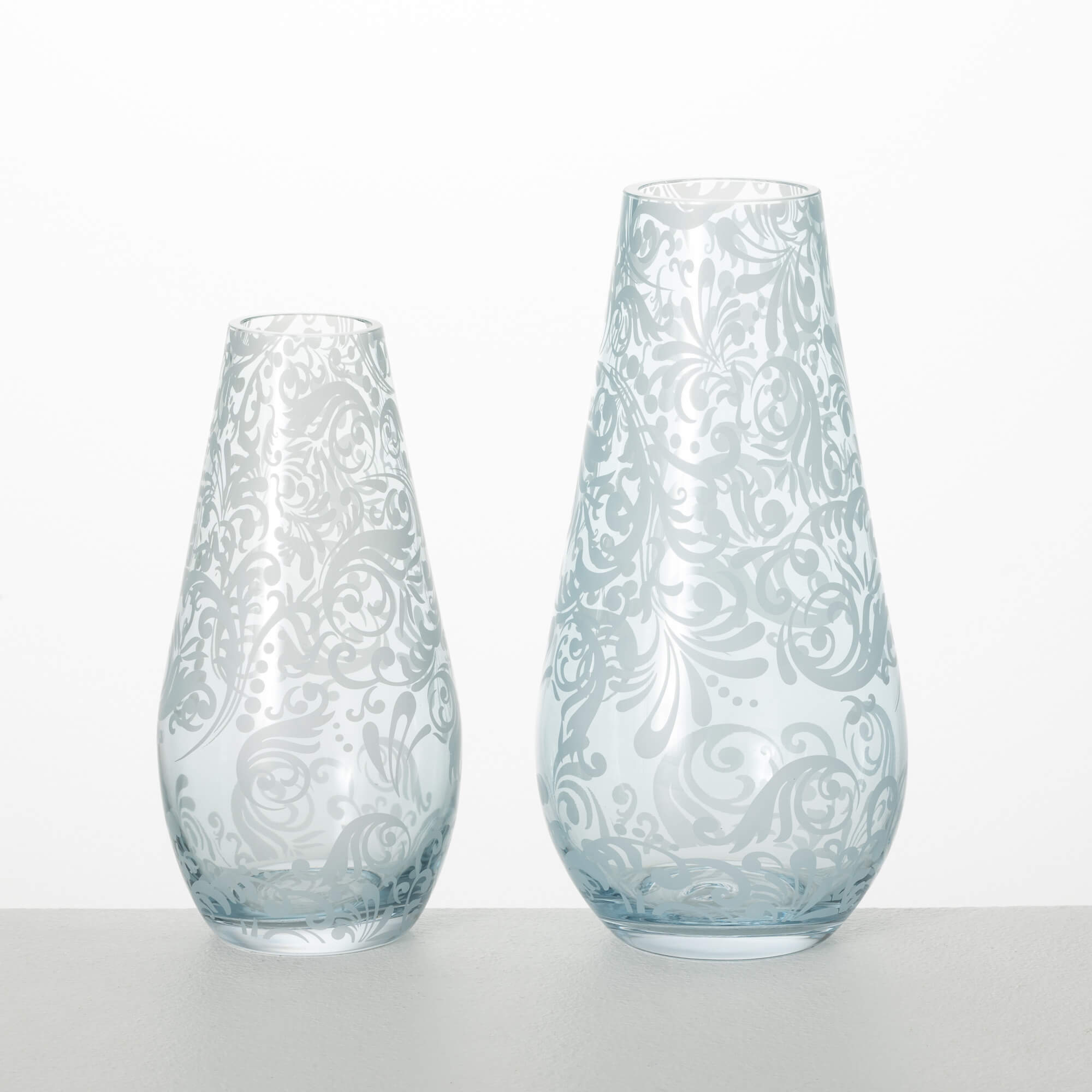 ETCHED VASE Set 2