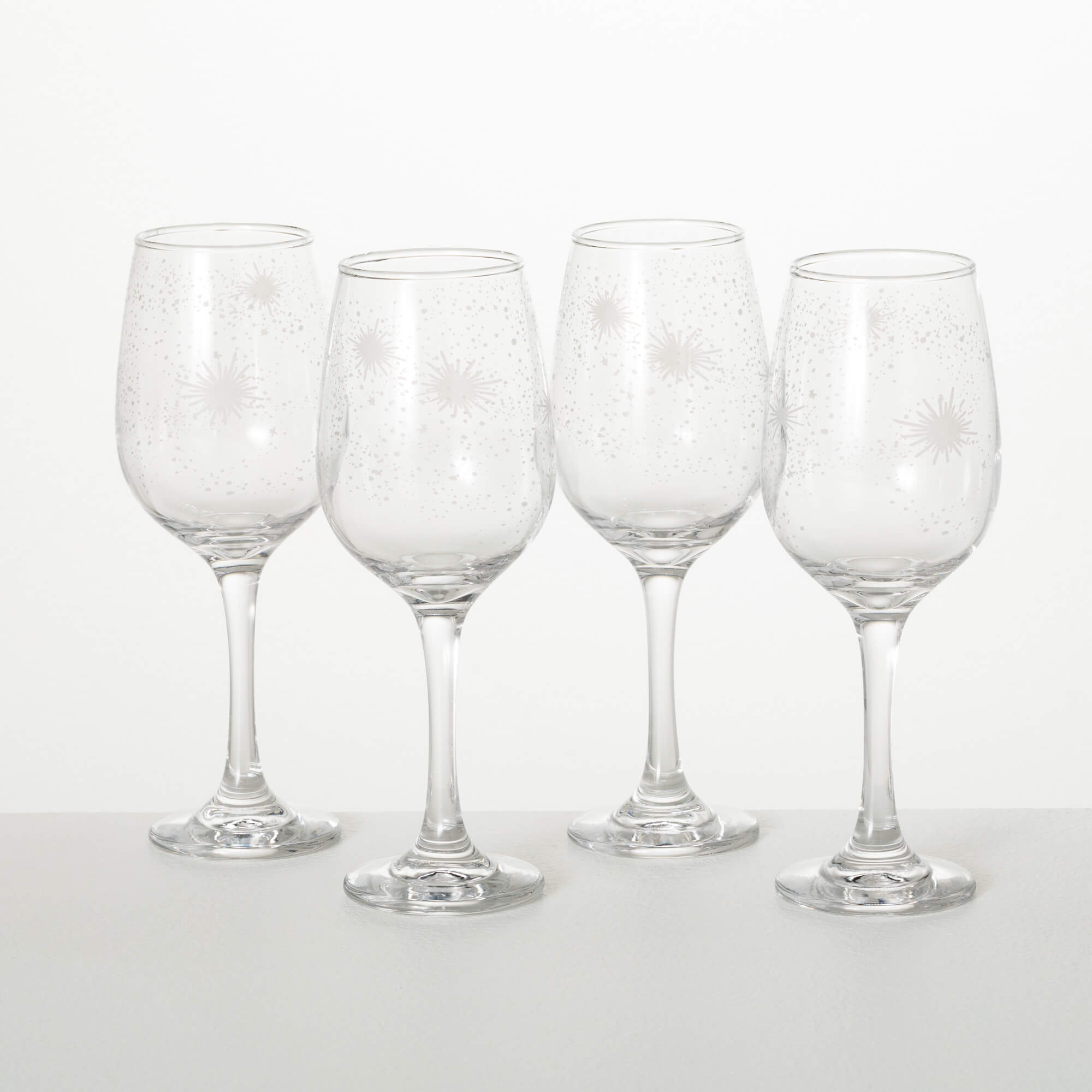 CELESTIAL WINE GLASS SET 4