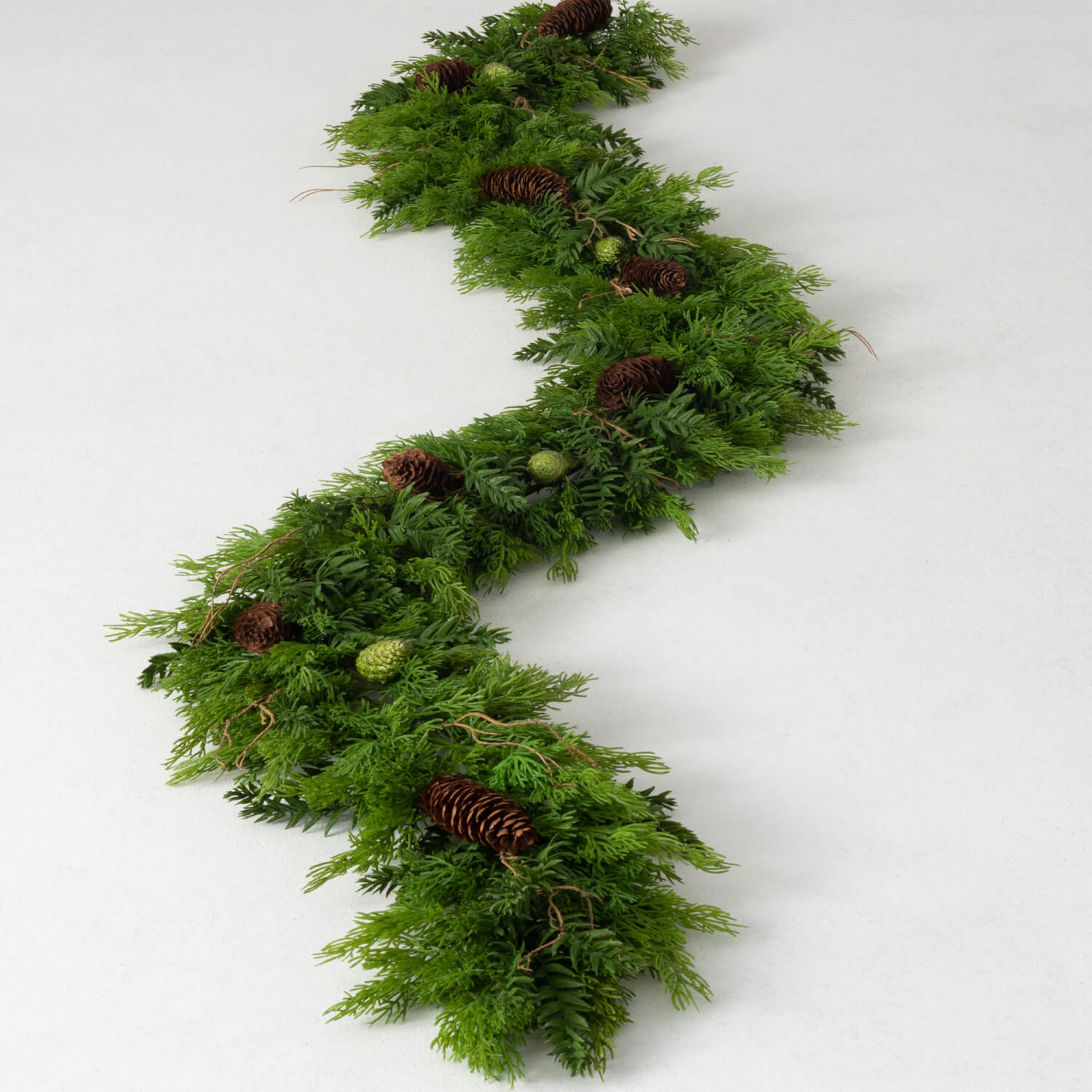 CEDAR HEMLOCK GARLAND