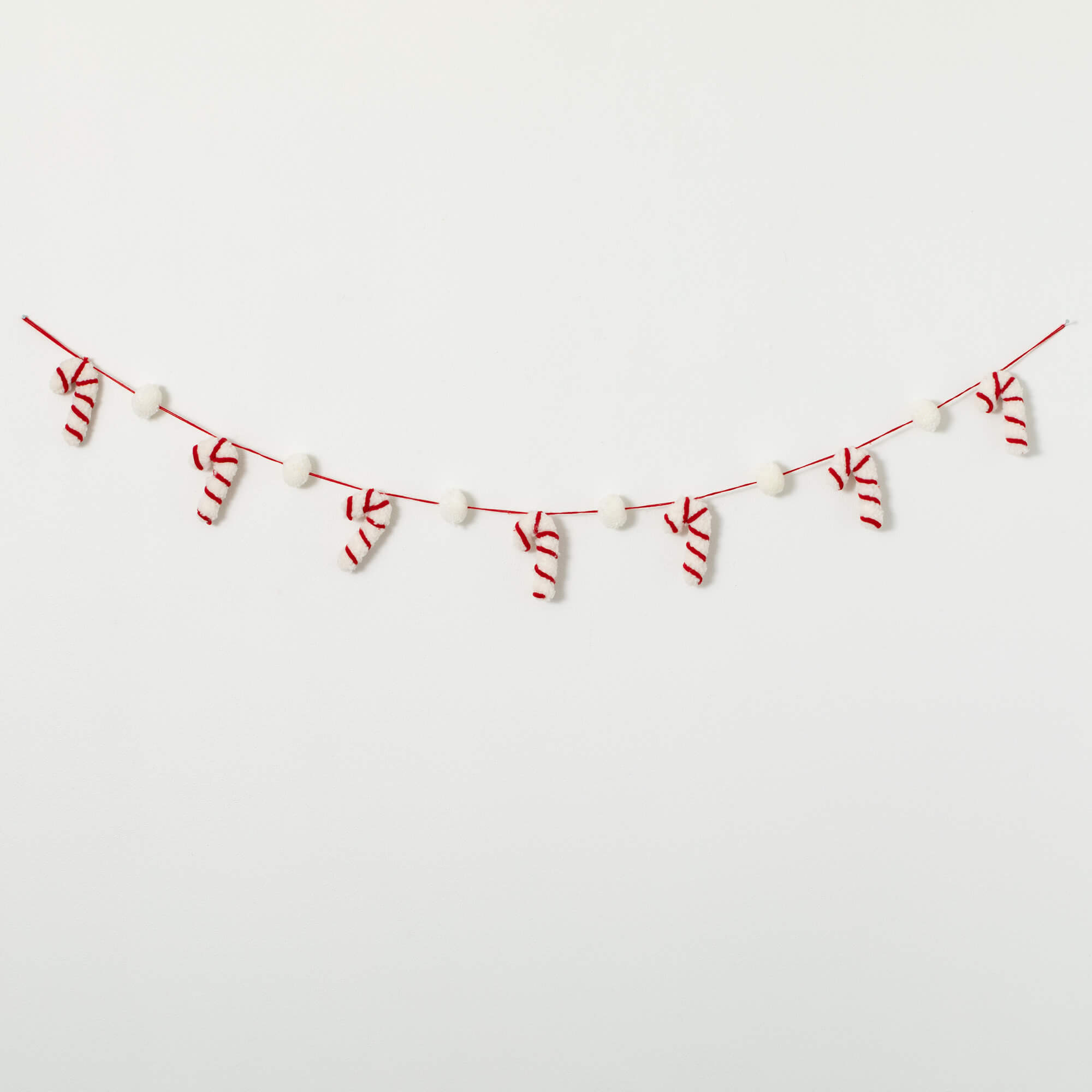 WHIMSICAL CANDY CANE GARLAND