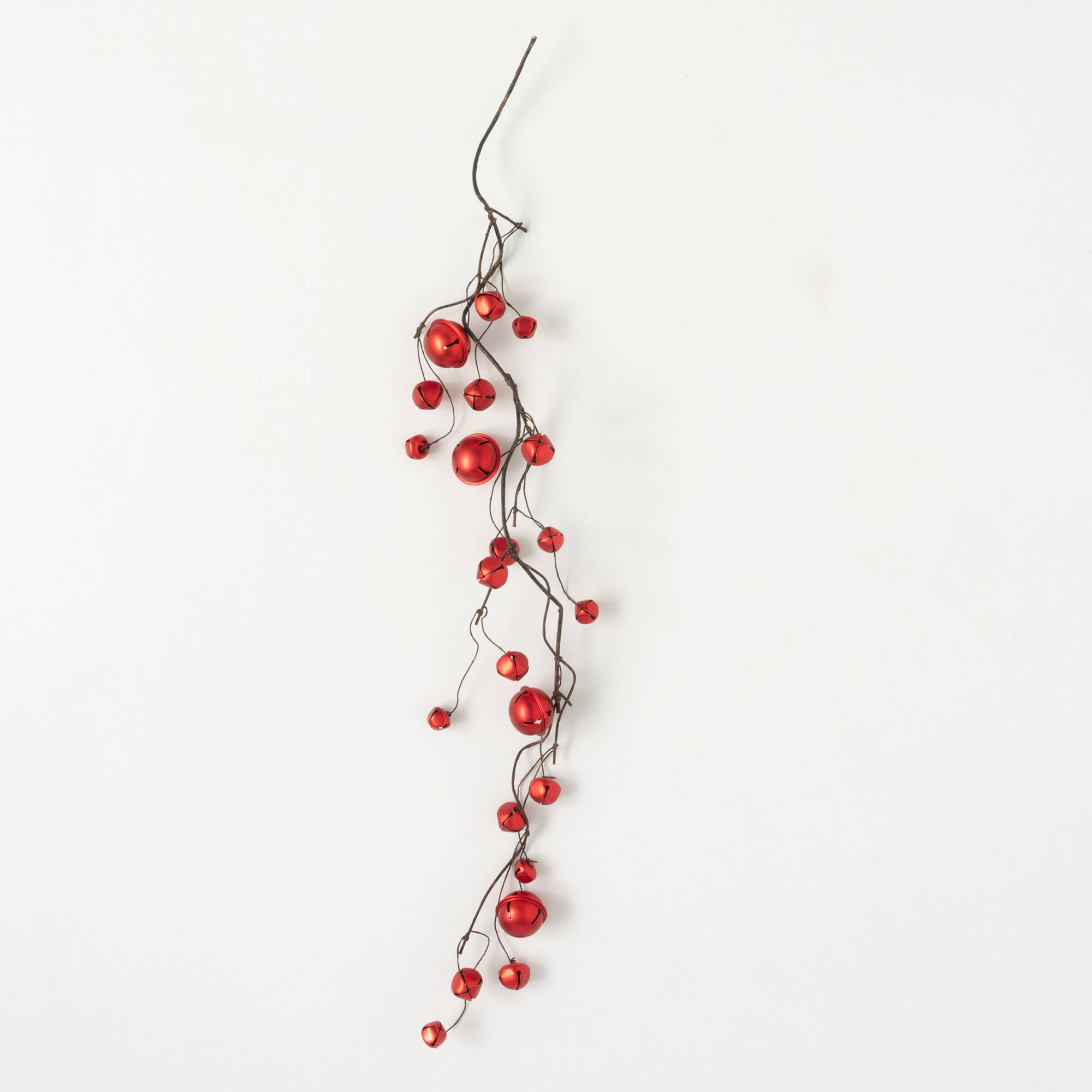 RED JINGLE BELL GARLAND