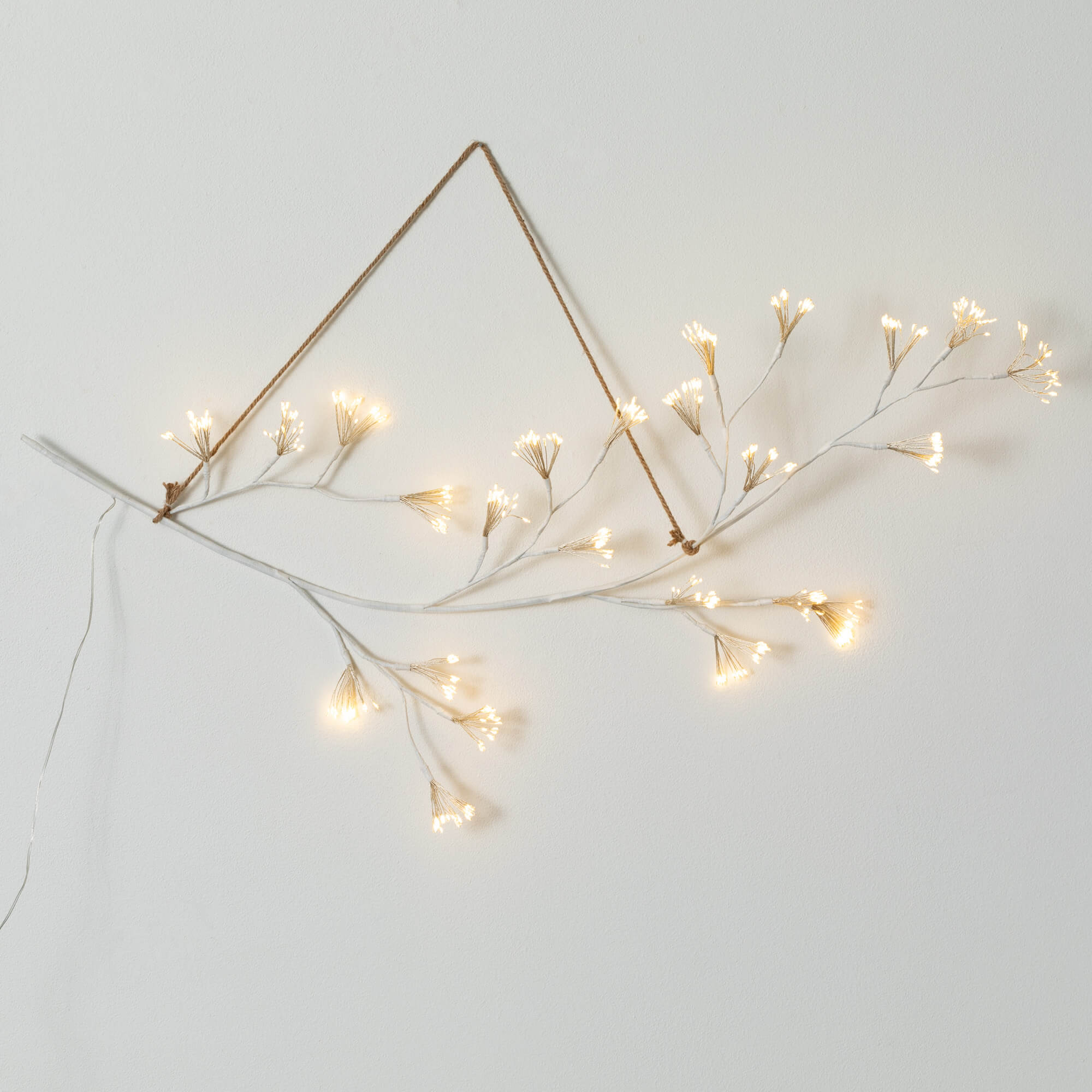 LIGHTED CLUSTER GARLAND