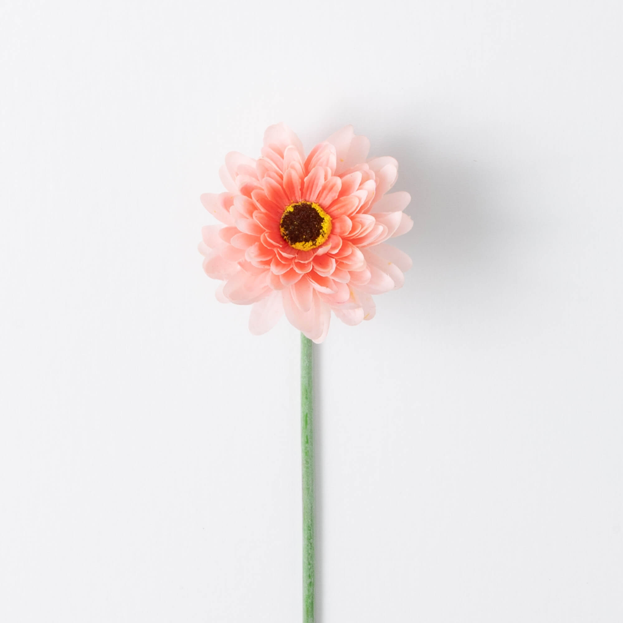 20" PINK GERBERA DAISY STEM