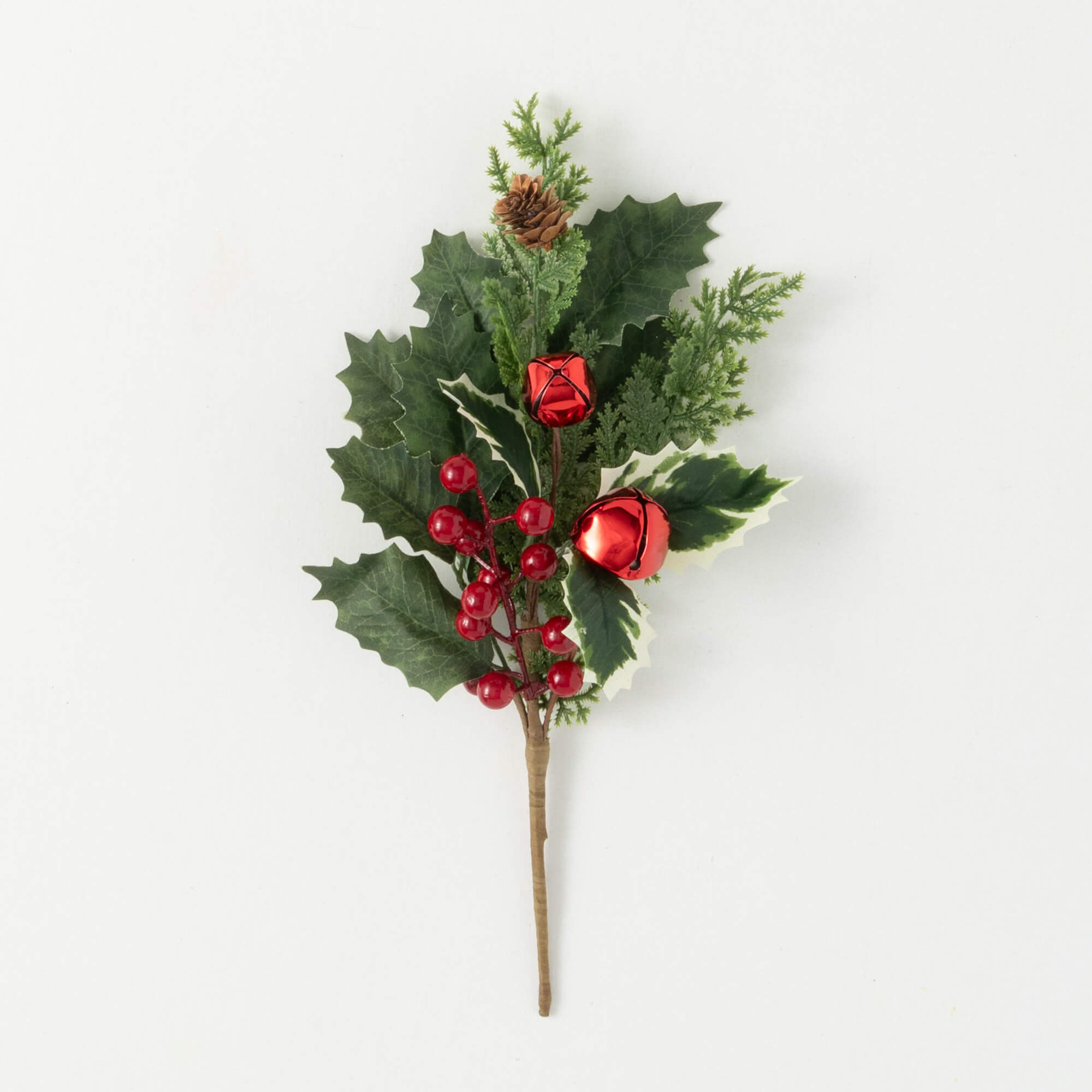 JINGLE BELL HOLLY PINE PICK