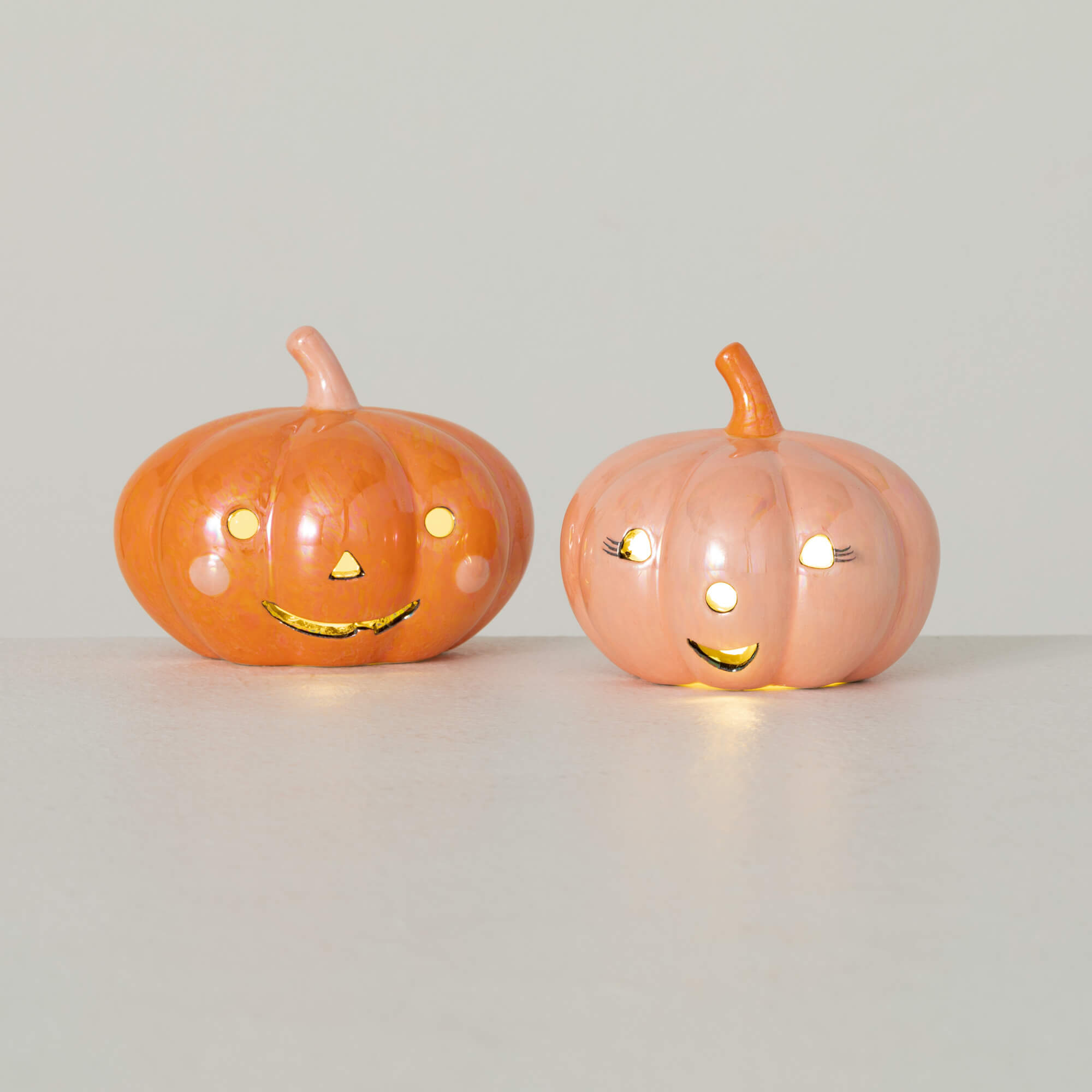 JACK-O'-LANTERN LED SET OF 2