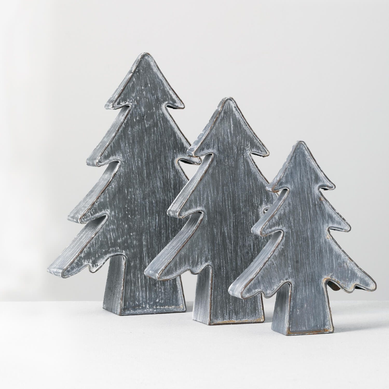 DECORATIVE METAL TREE SET OF 3