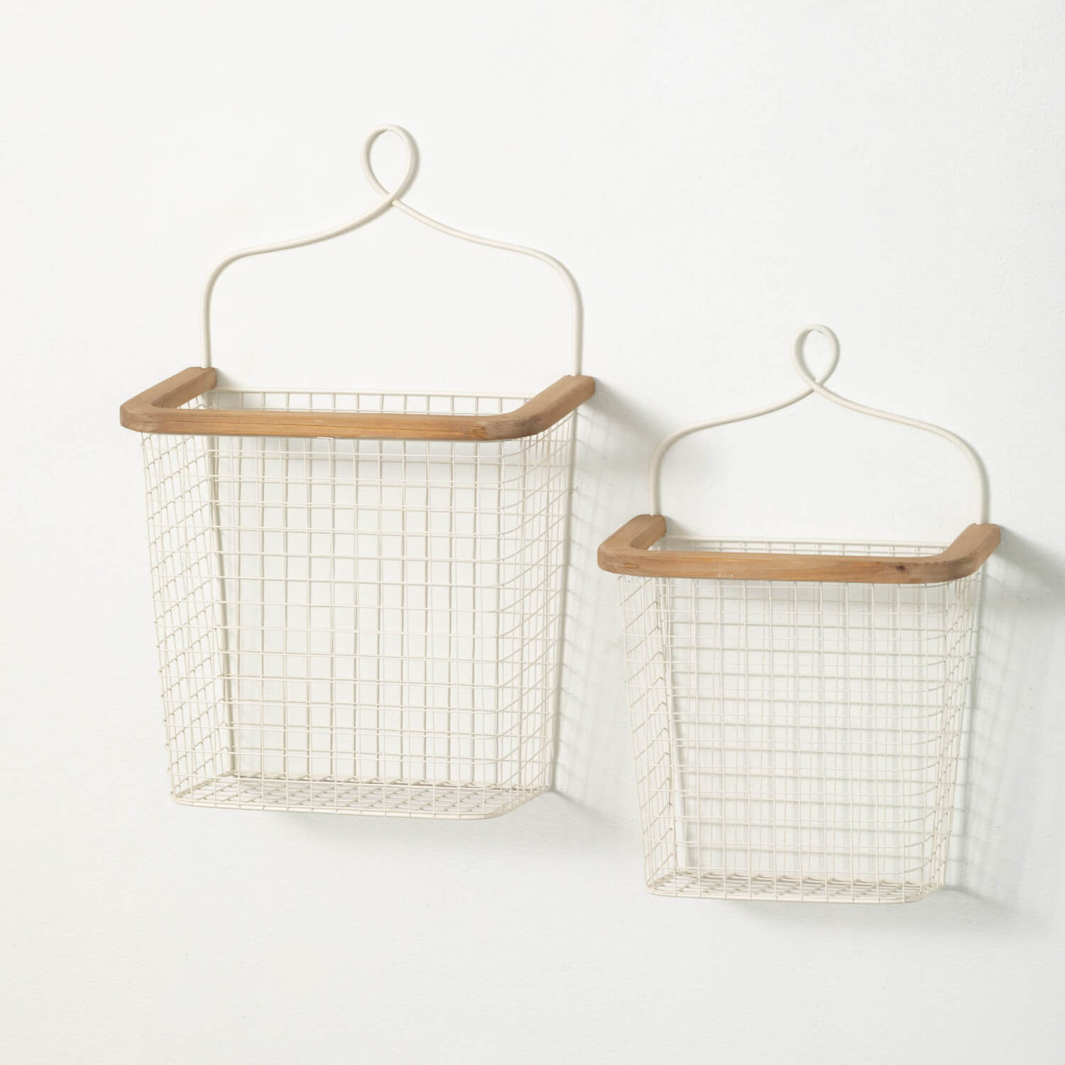 MESH WIRE STORAGE WALL POCKETS