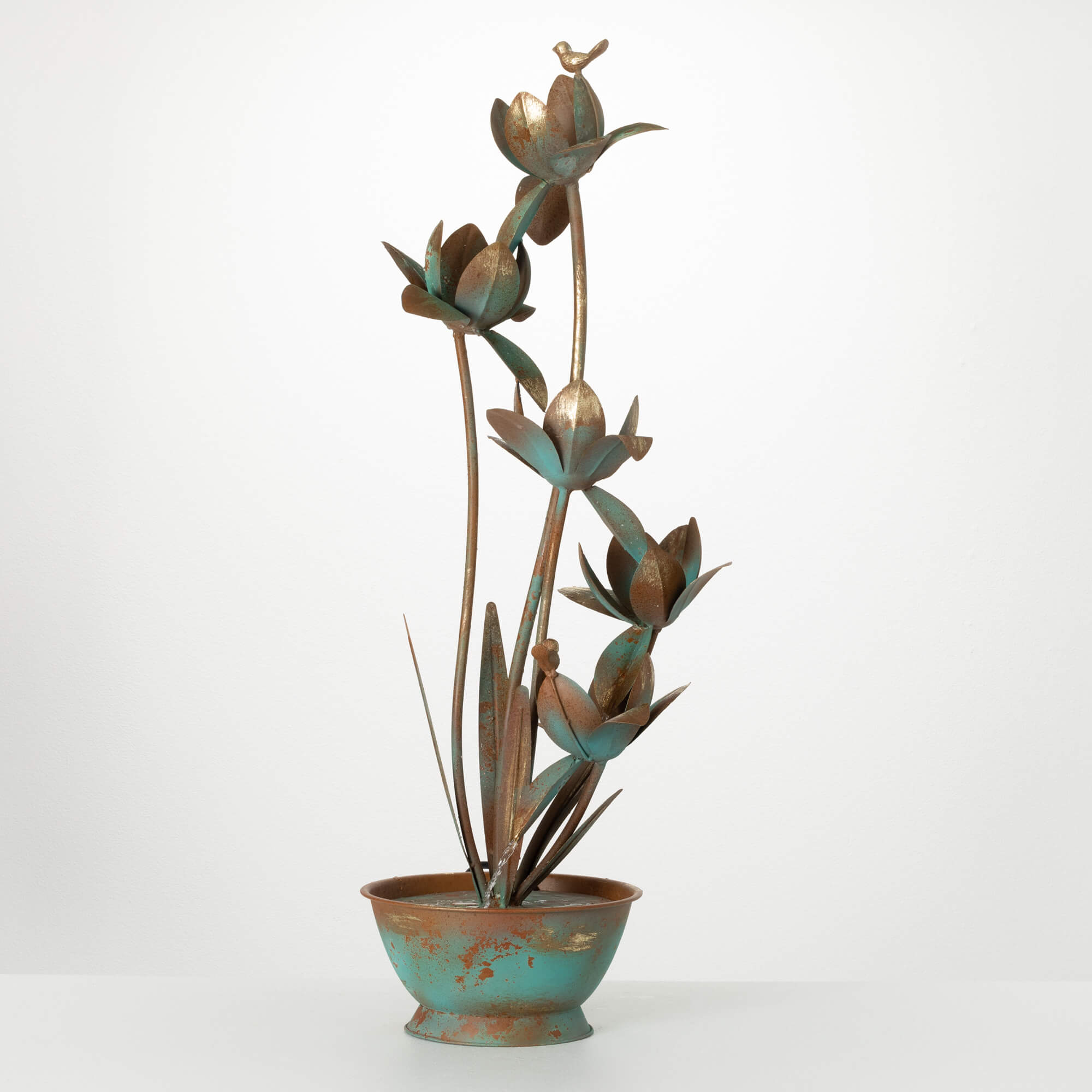 COPPER-EDGED FLOWER GARDEN FOU