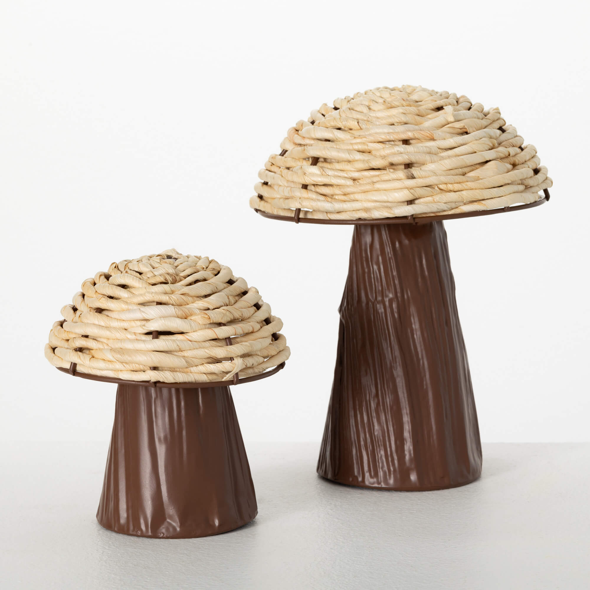 BOHO MUSHROOM DECOR SET OF 2