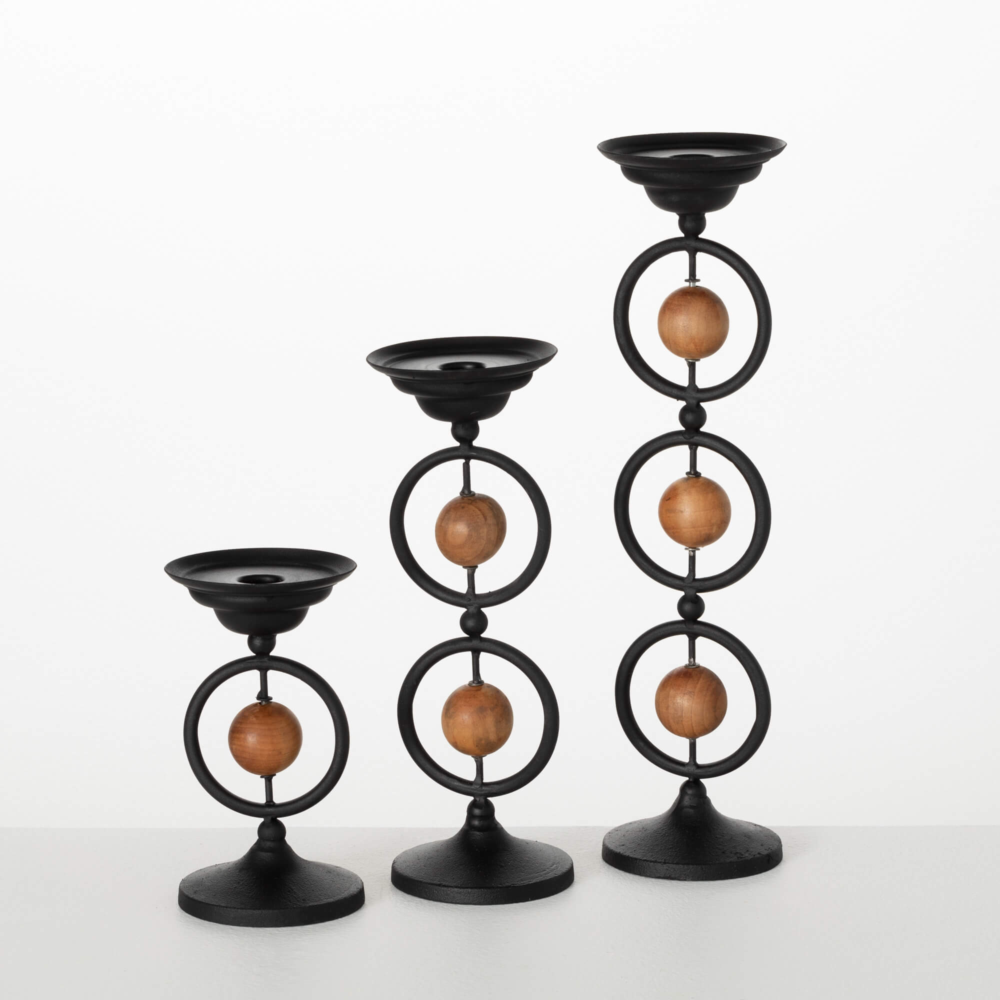 PILLAR CANDLE HOLDER Set 3