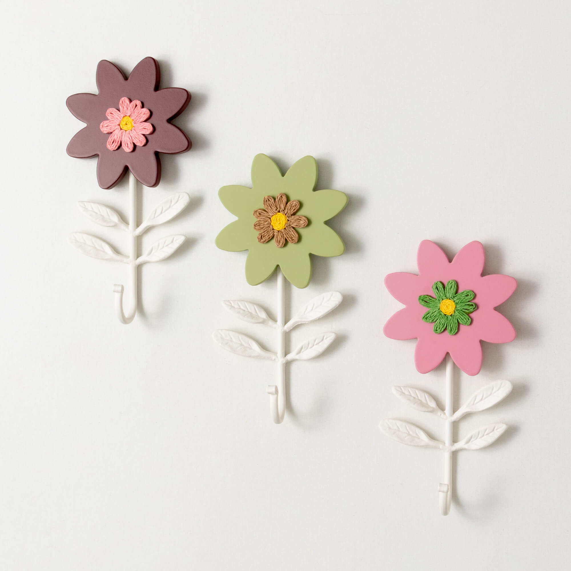 FLOWER WALL HOOK Set 3