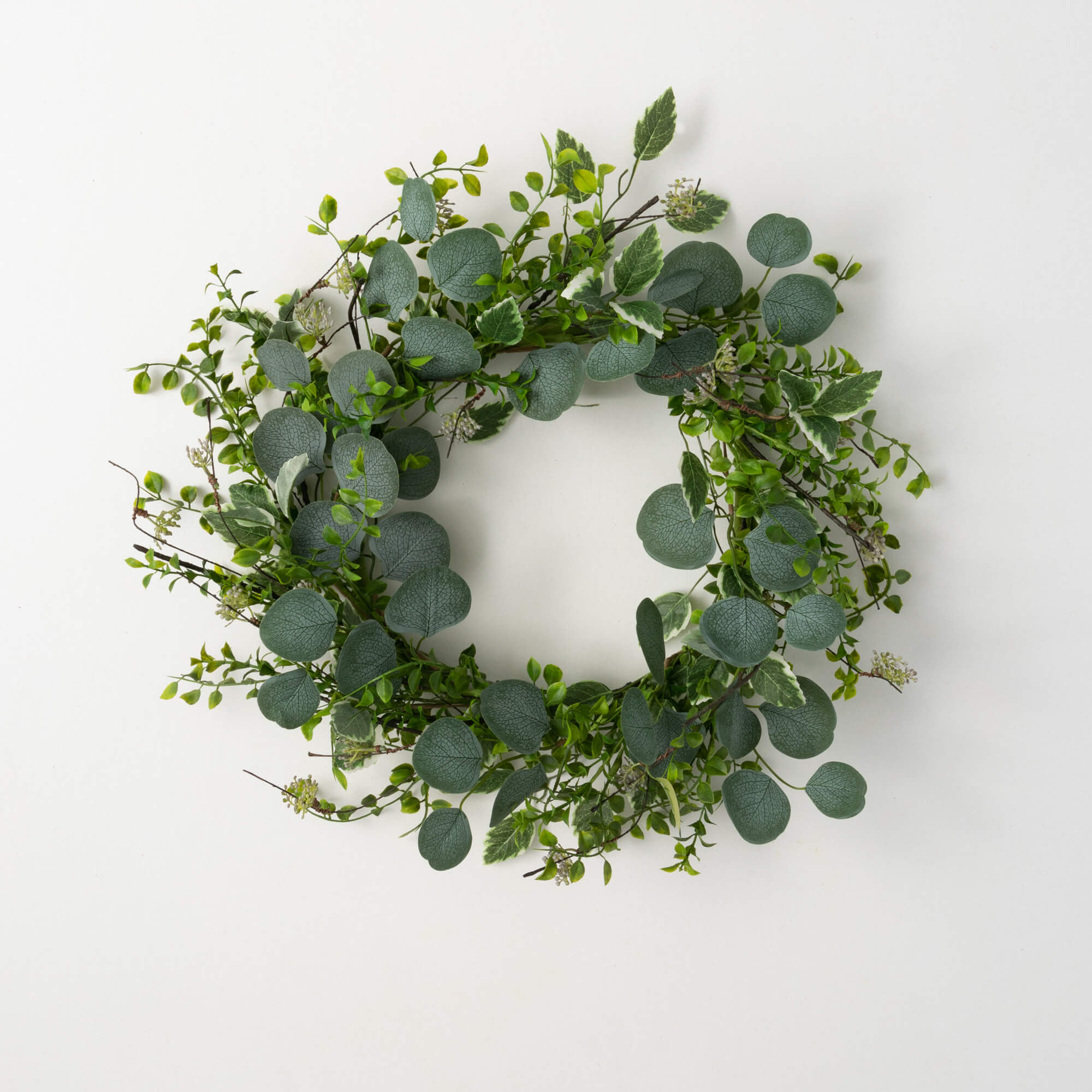 VARIEGATED FOLIAGE MIX WREATH