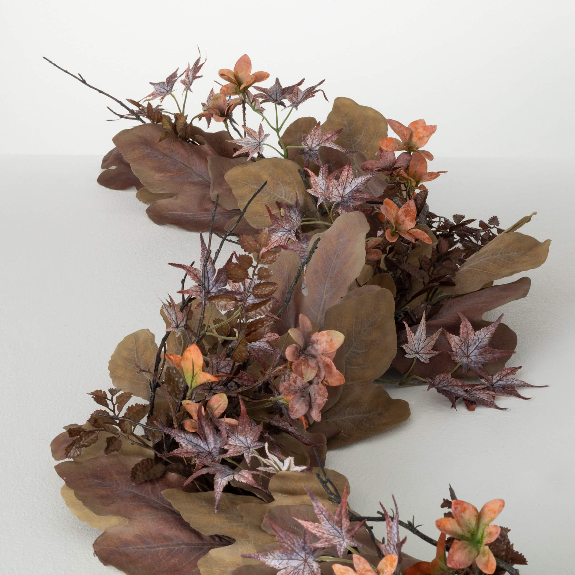 MIXED LEAF RUSTIC FALL GARLAND