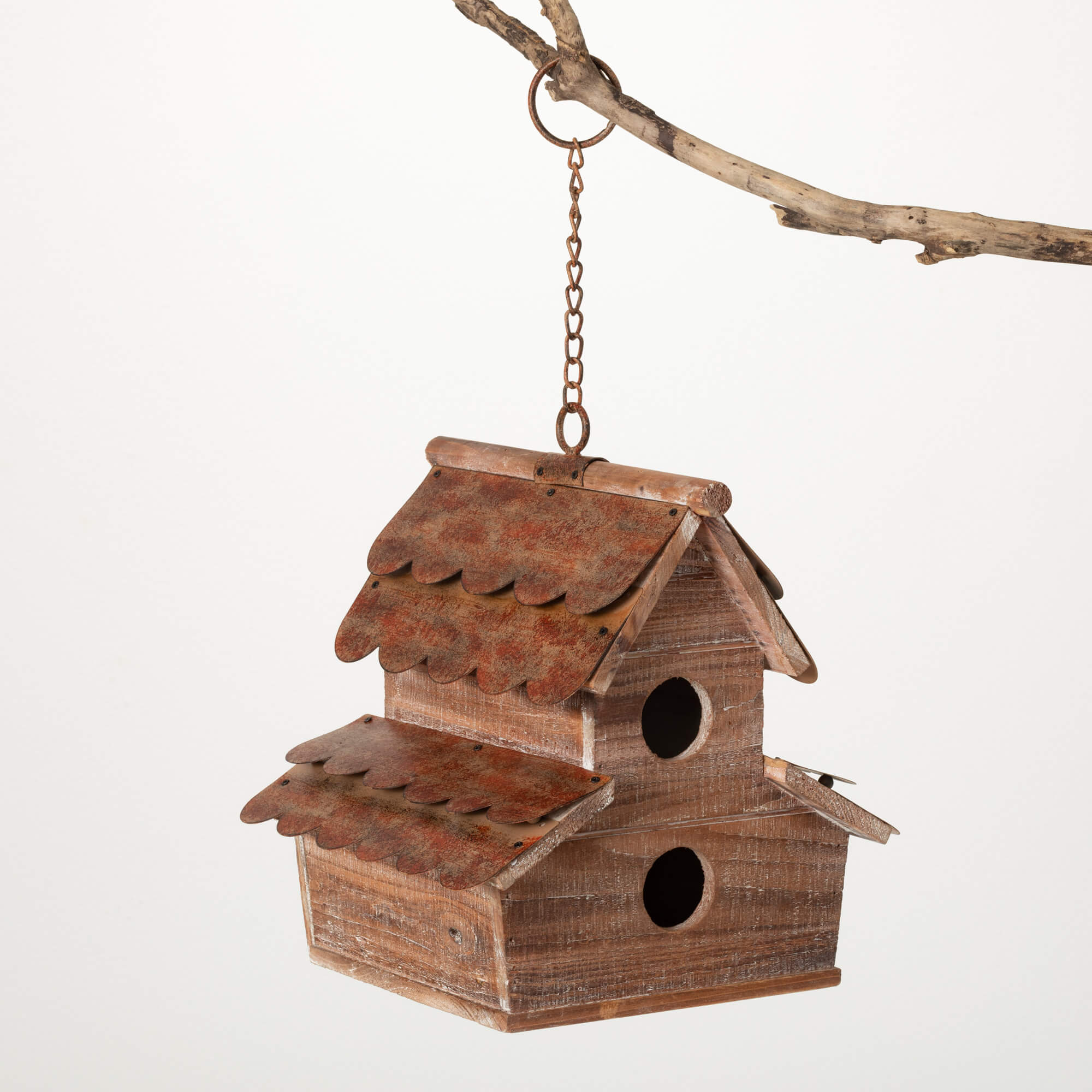 COPPER SHINGLED BIRDHOUSE