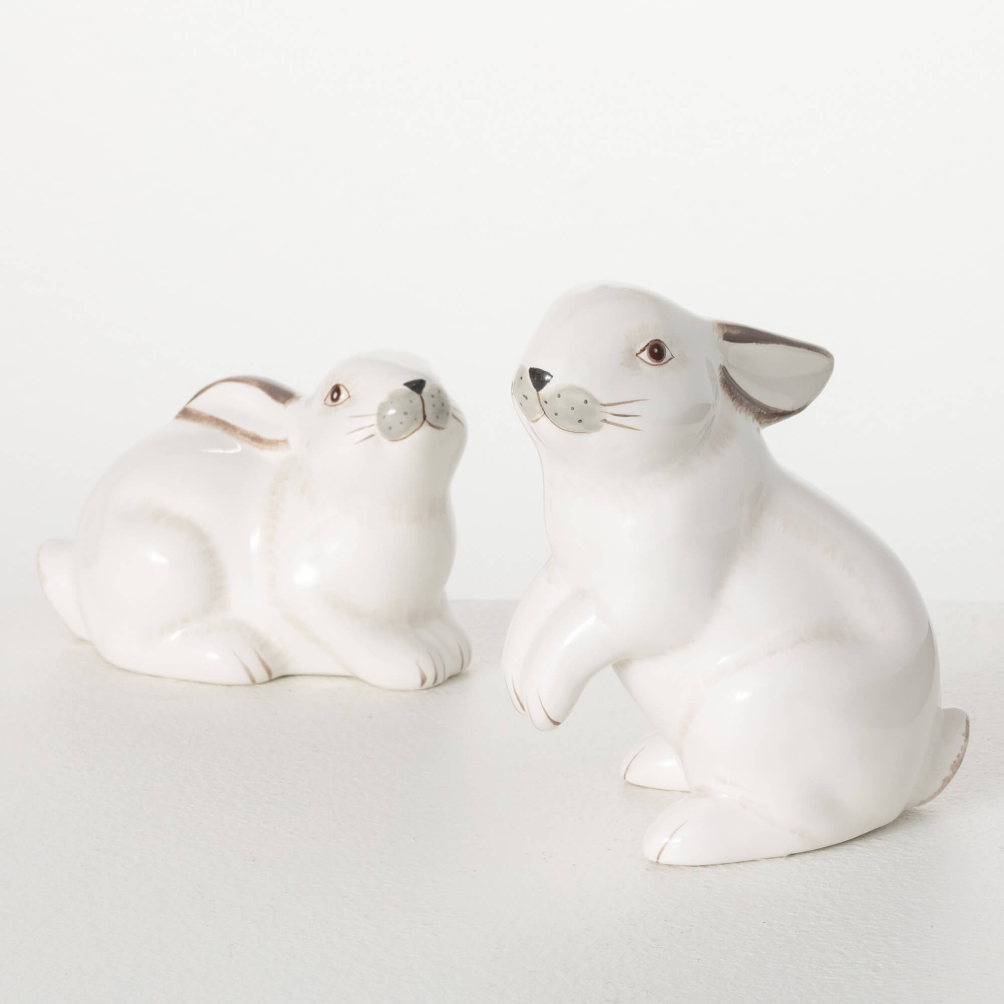 SWEET STANDING BUNNY FIGURES