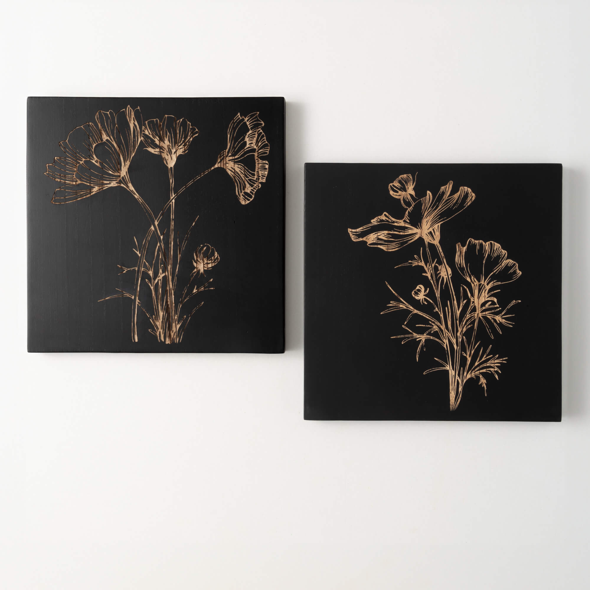 FLORAL WALL DECOR Set 2