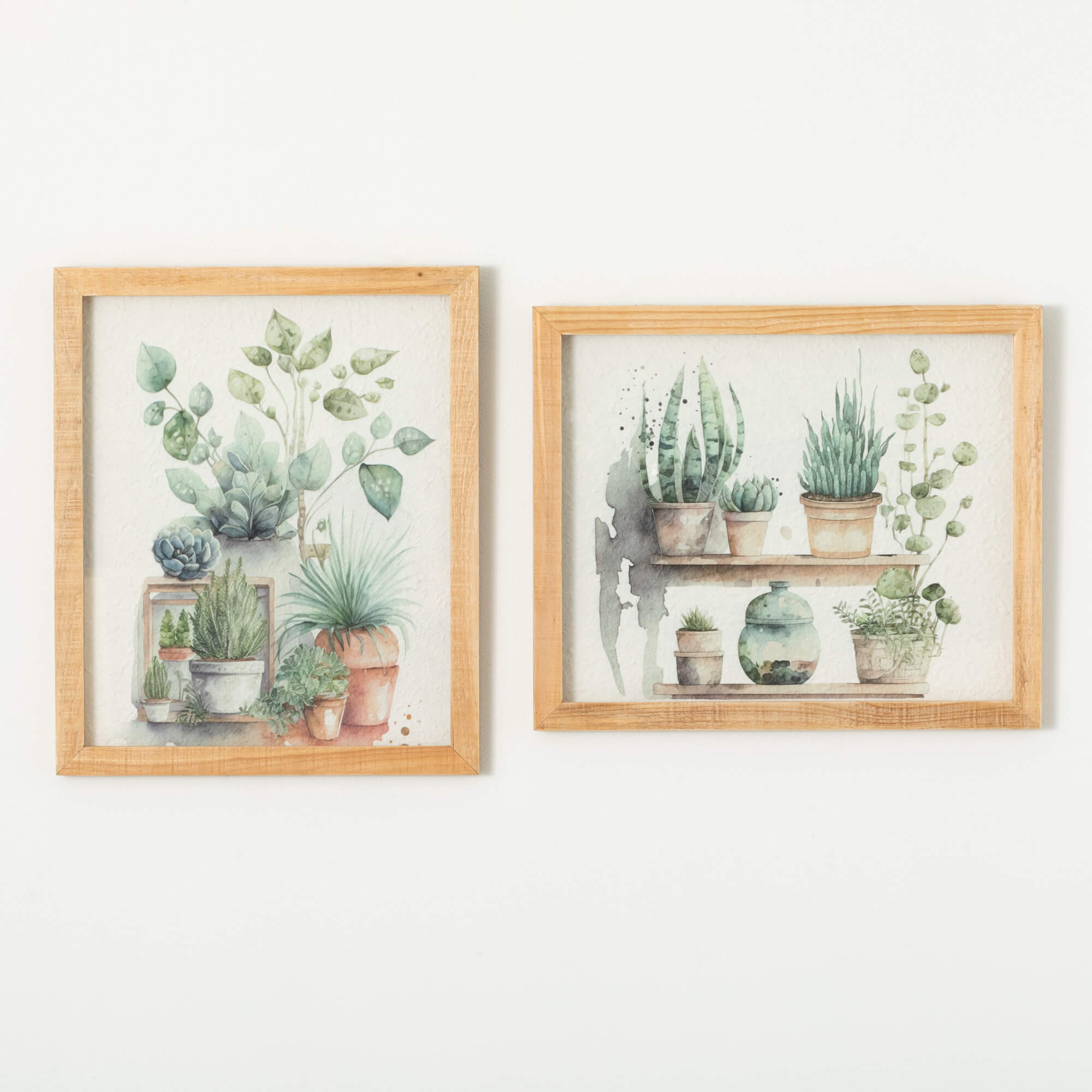 PLANT WALL ART Set 2