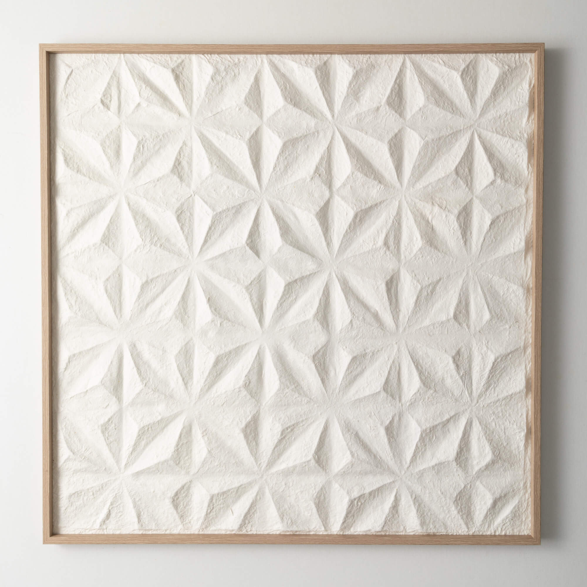 EMBOSSED GEOMETRIC WALL DECOR