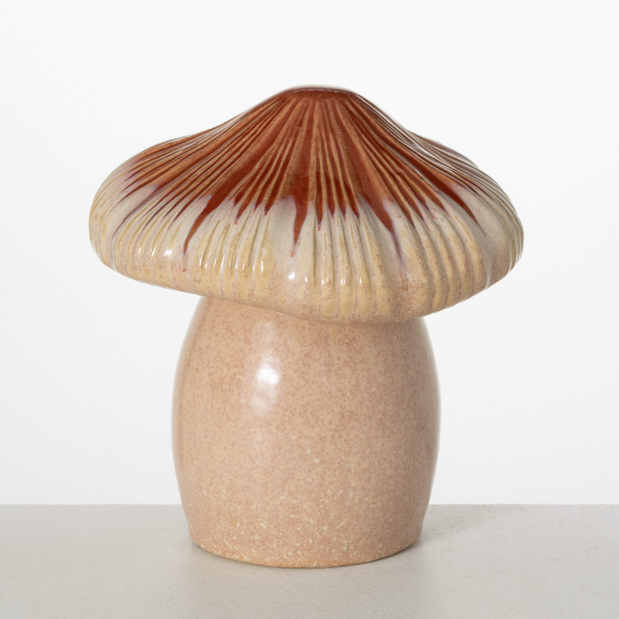 LARGE CERAMIC MUSHROOM DECOR