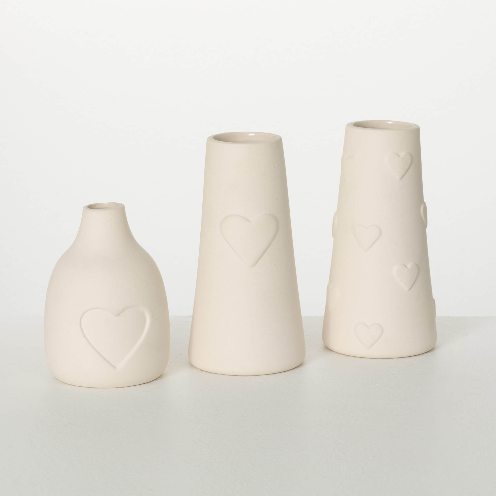 HEART VASE Set 3