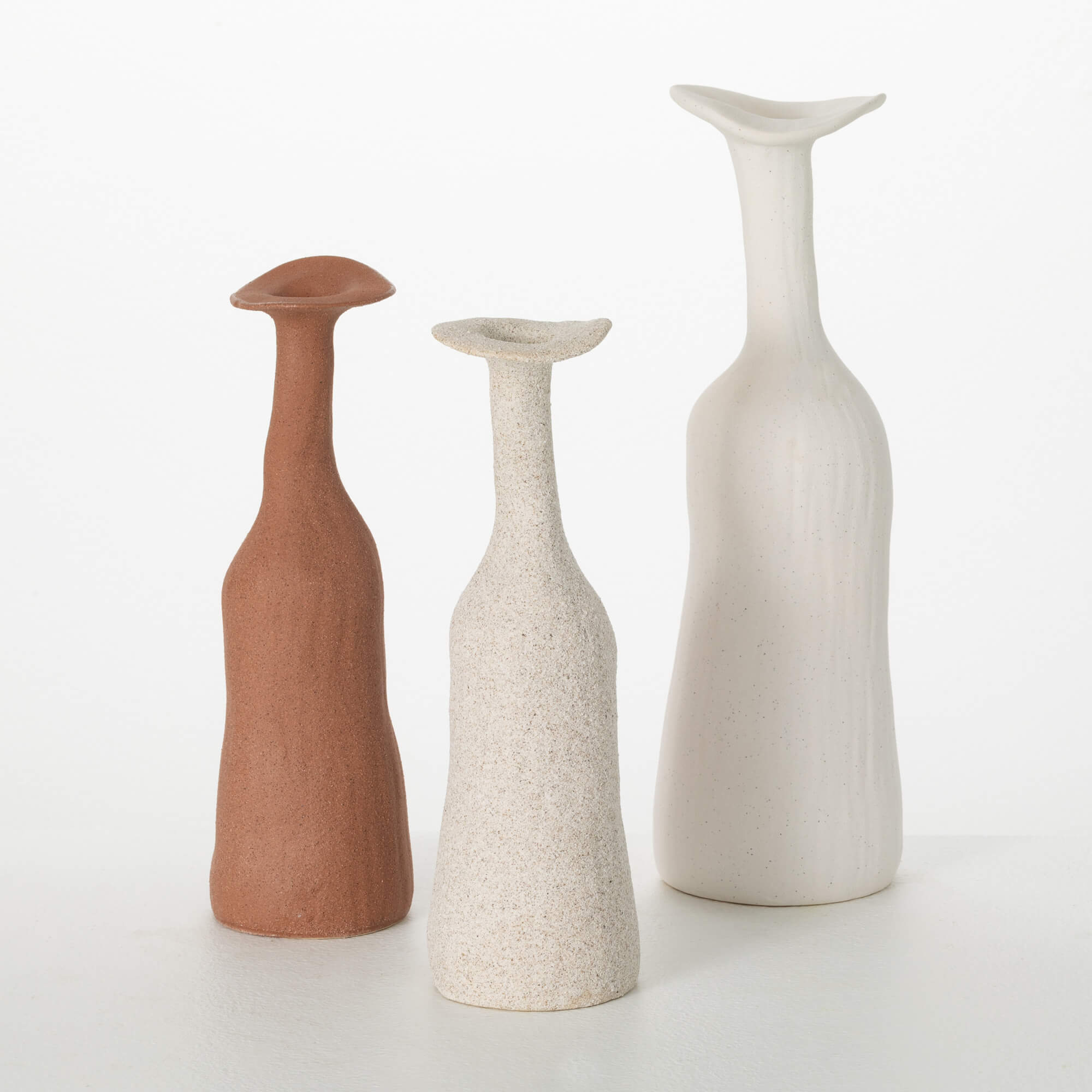 SCULPTED VASE Set 3