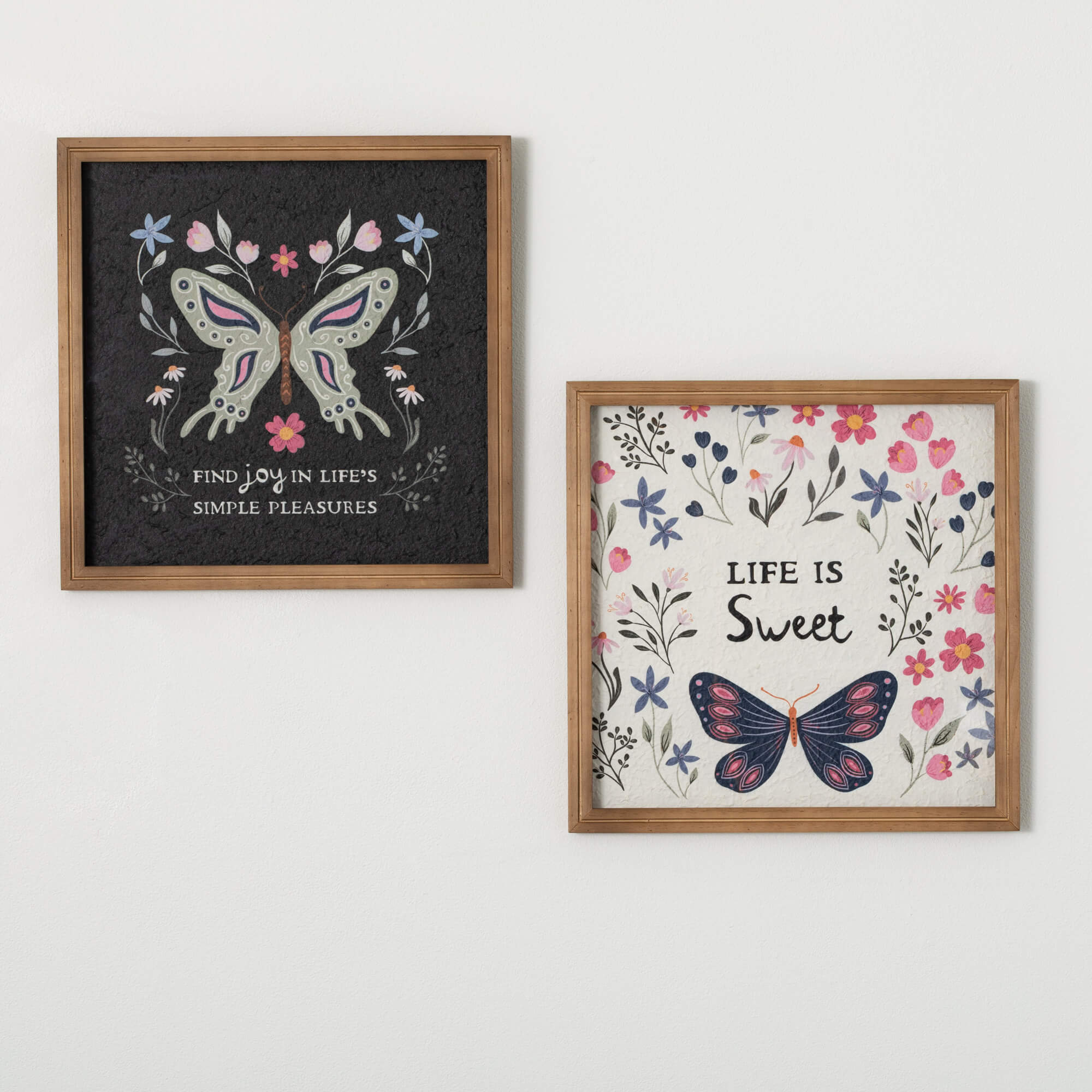 BUTTERFLY WALL DECOR Set 2