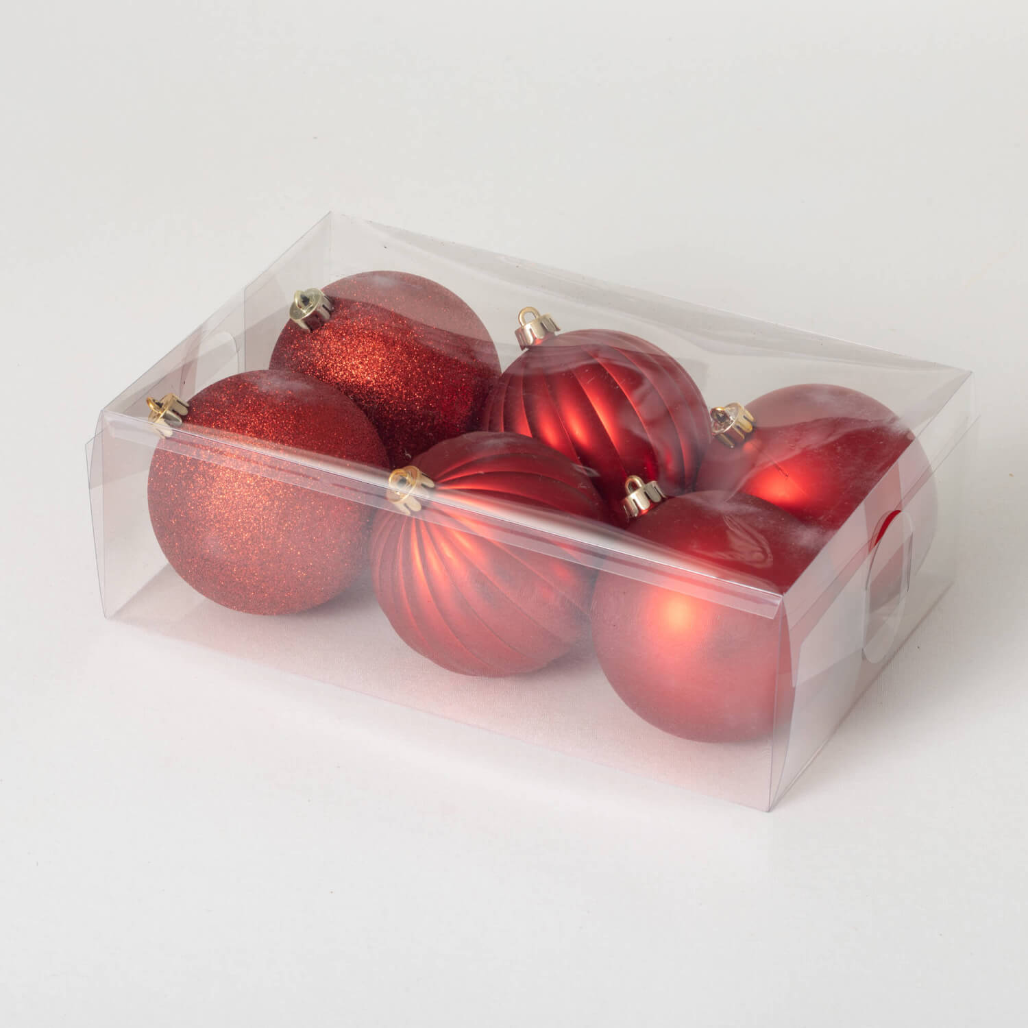 SHATTERPROOF RED ORNAMENT SET