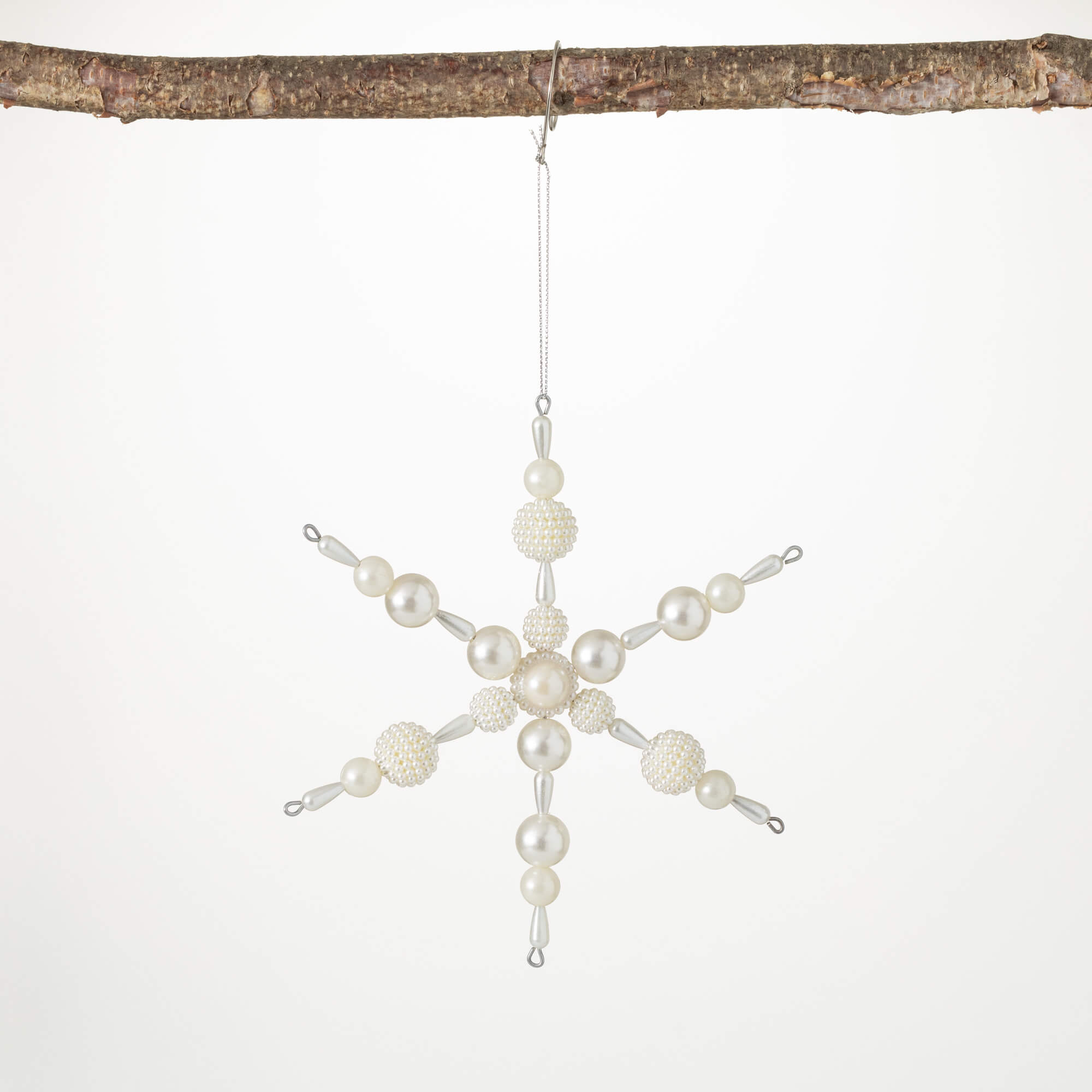 PEARL SNOWFLAKE ORNAMENT