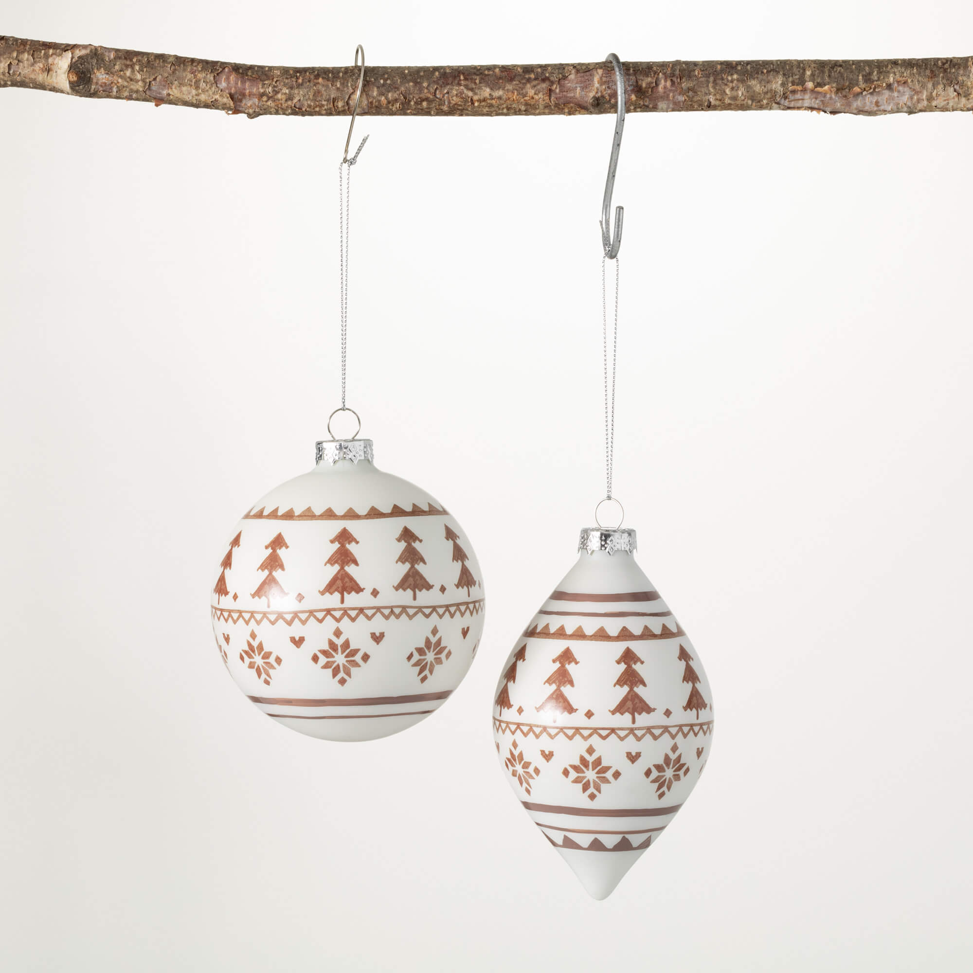 PATTERNED BALL ORNAMENT SET