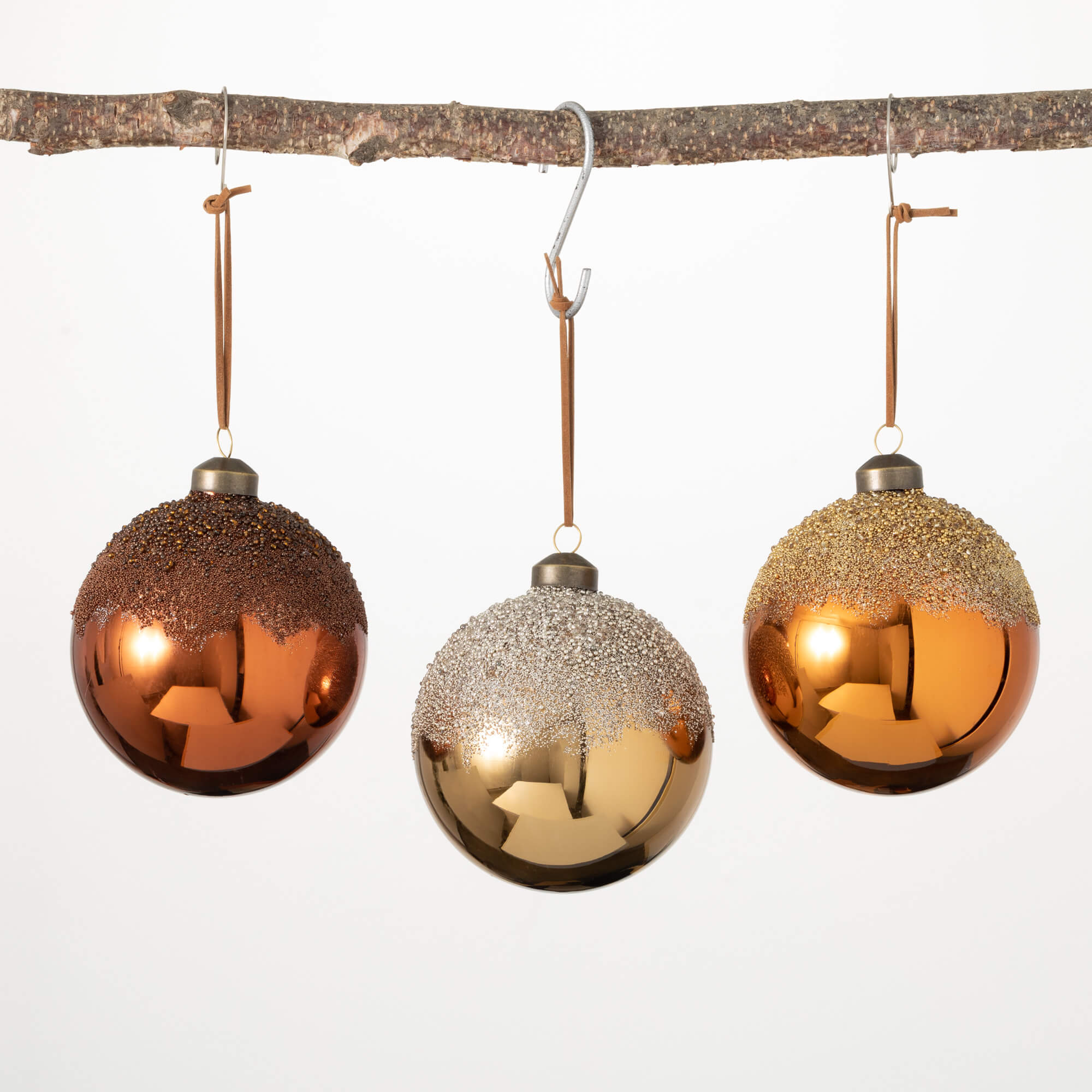 EMBELLISHED ORNAMENT SET OF 3