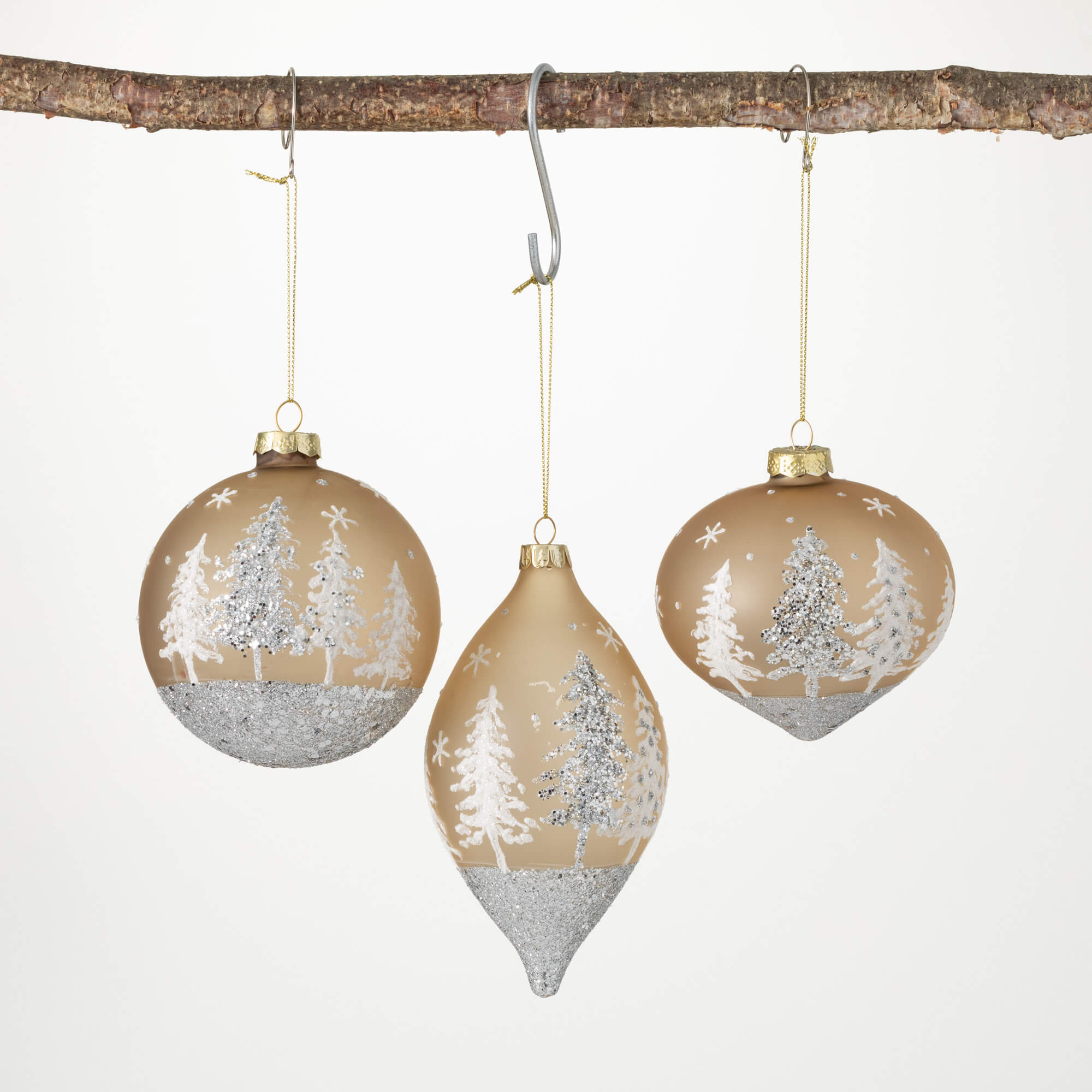 TREE DROP ORNAMENT SET OF 3