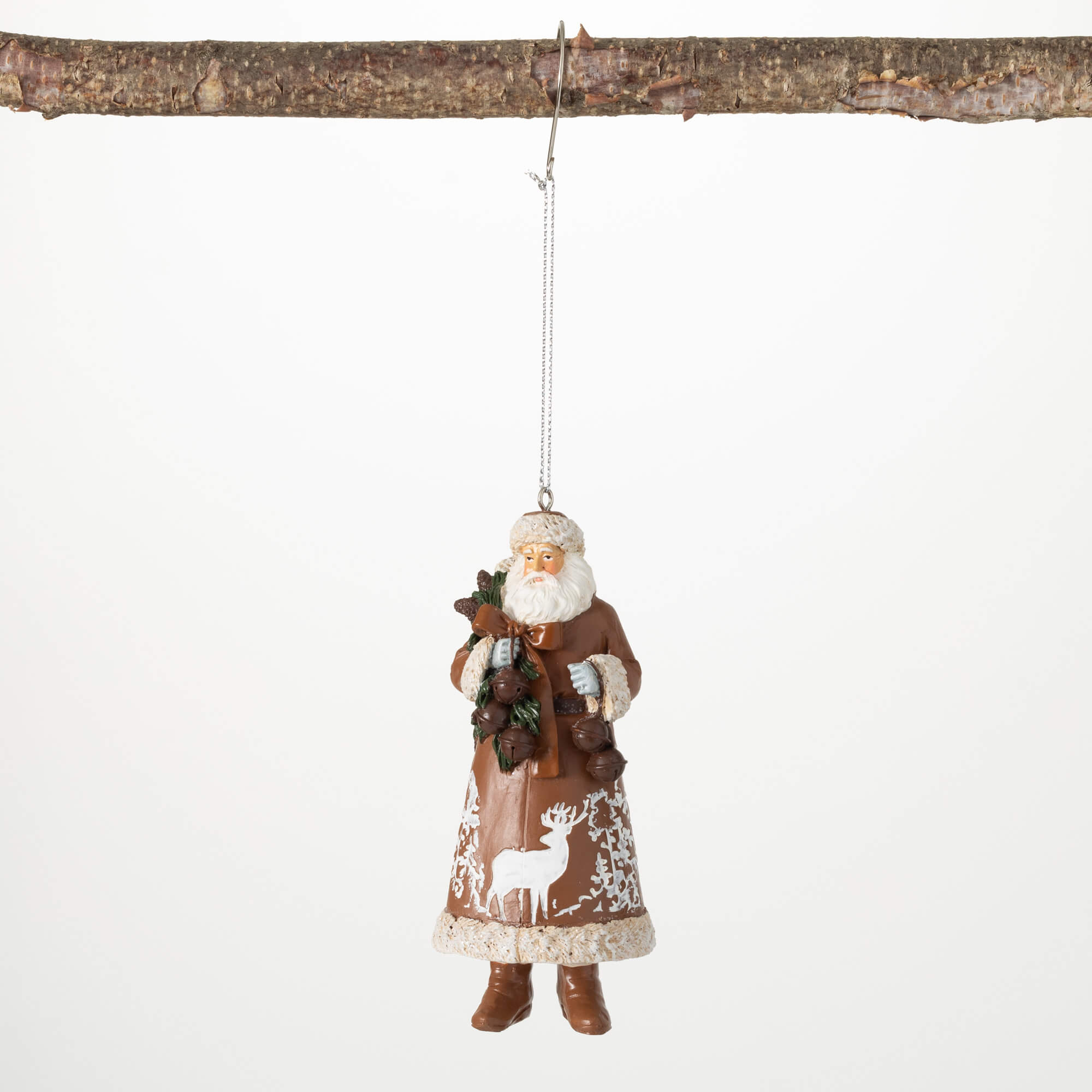 WOODLAND SANTA ORNAMENT