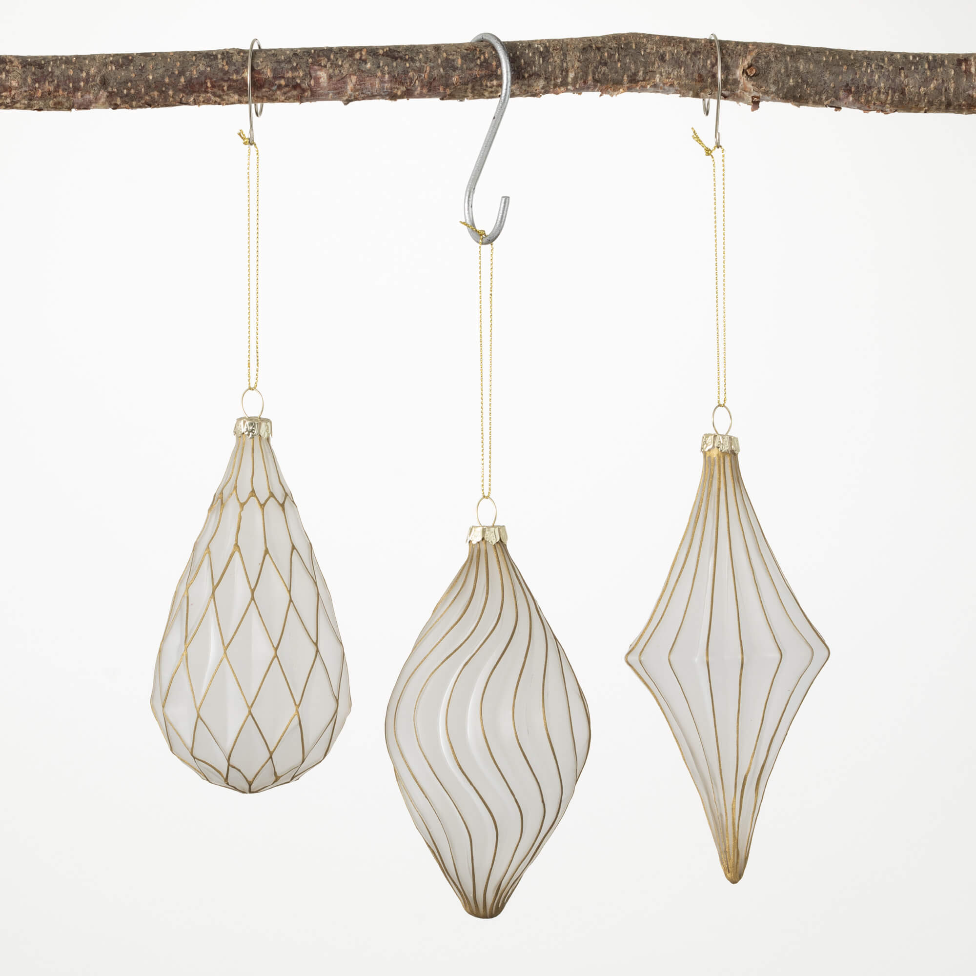 MOSAIC DROP ORNAMENT SET