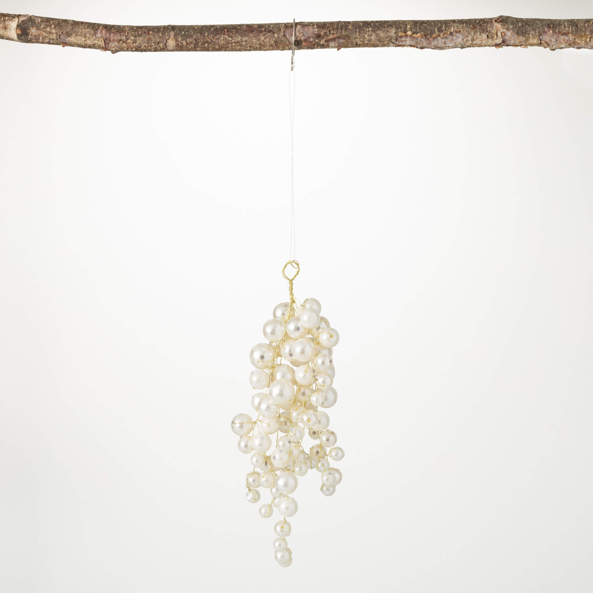 PEARL CLUSTER DROP ORNAMENT