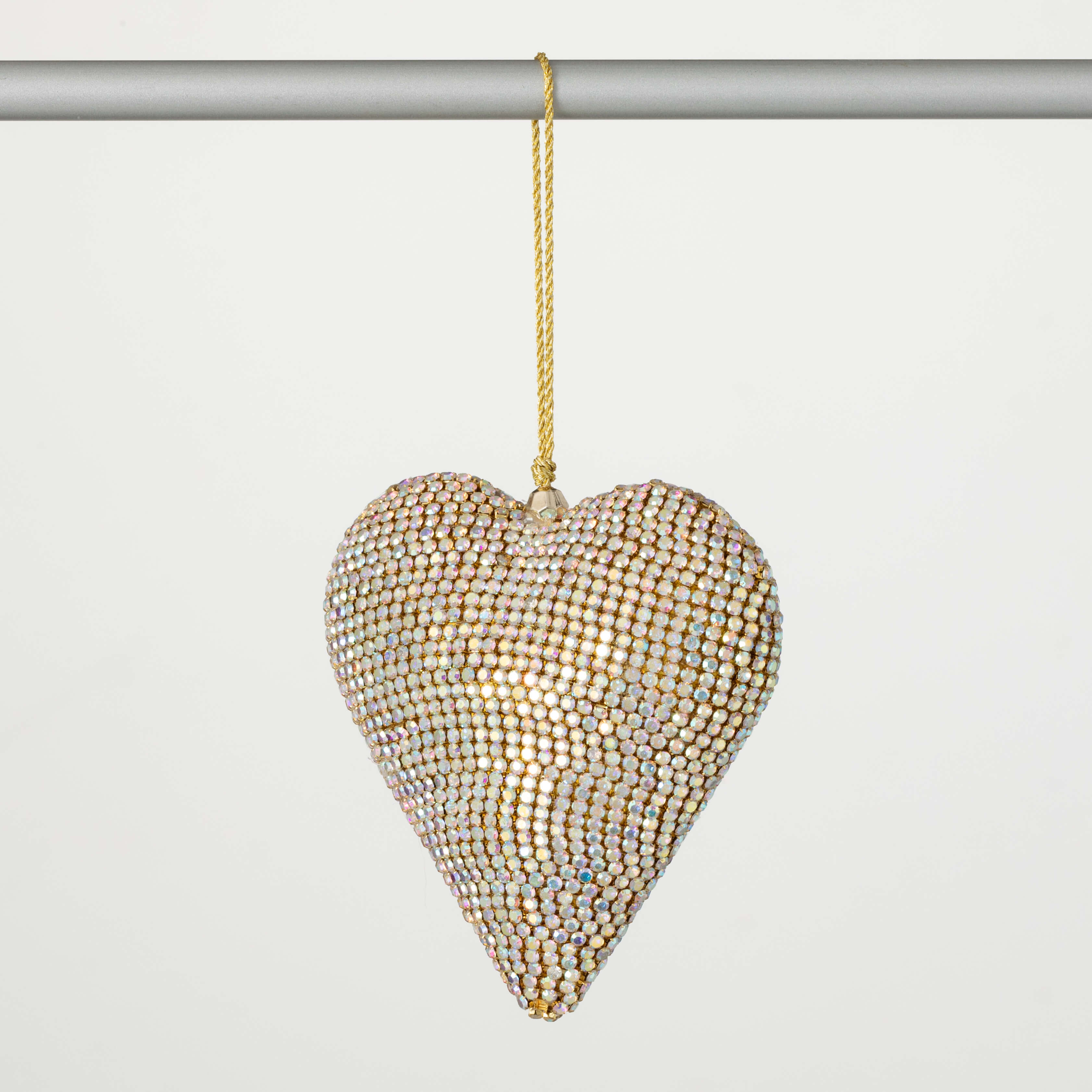 JEWELED HEART ORNAMENT