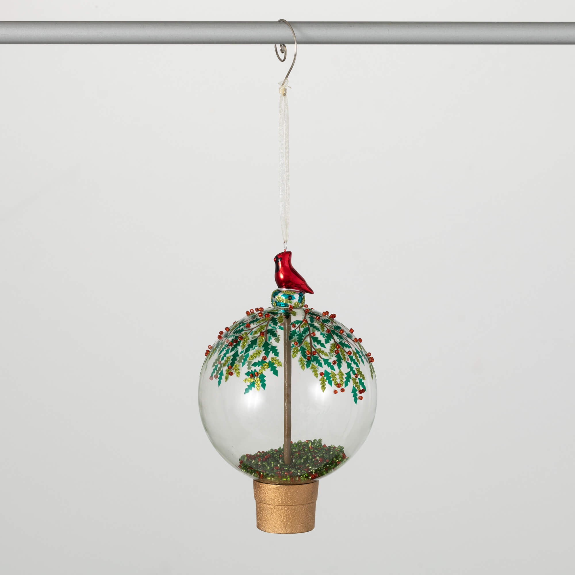 FANCY TREE CARDINAL ORNAMENT