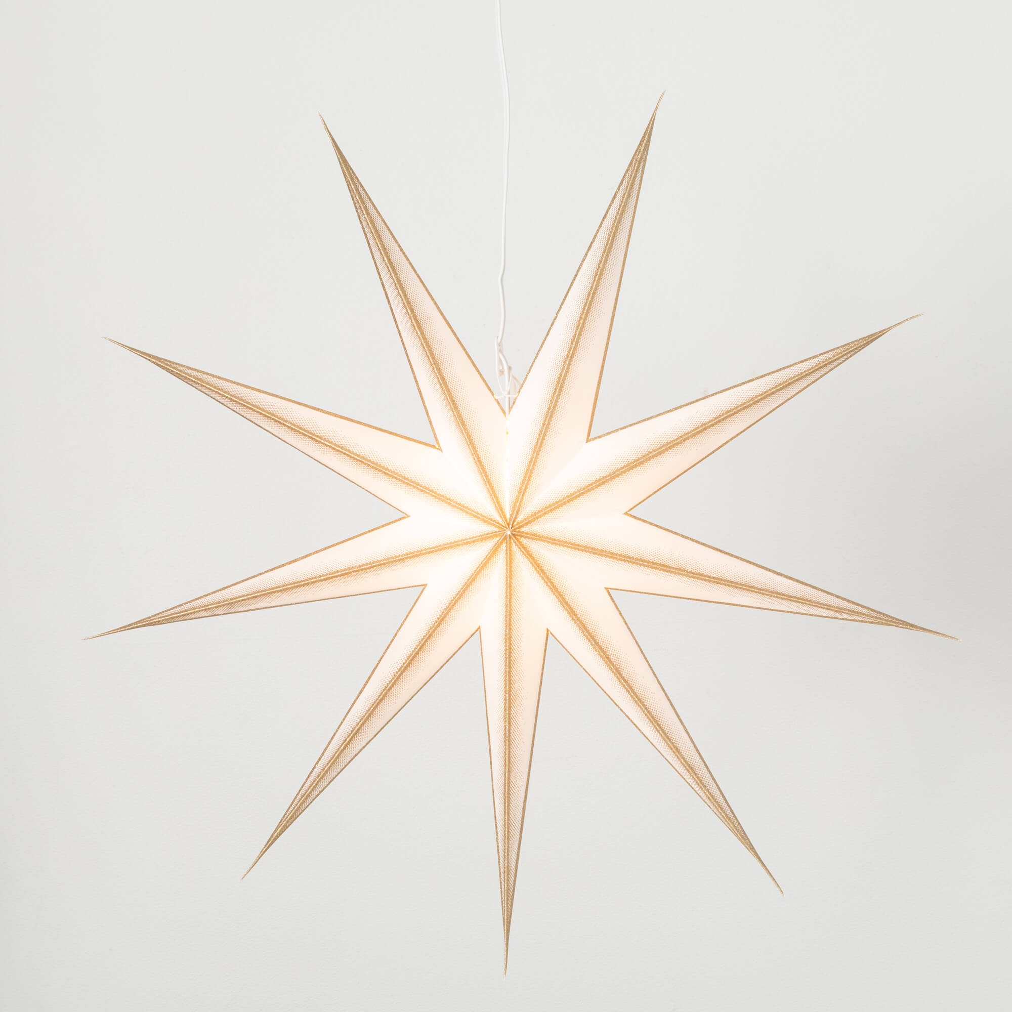 36" WHITE PAPER STAR ORNAMENT