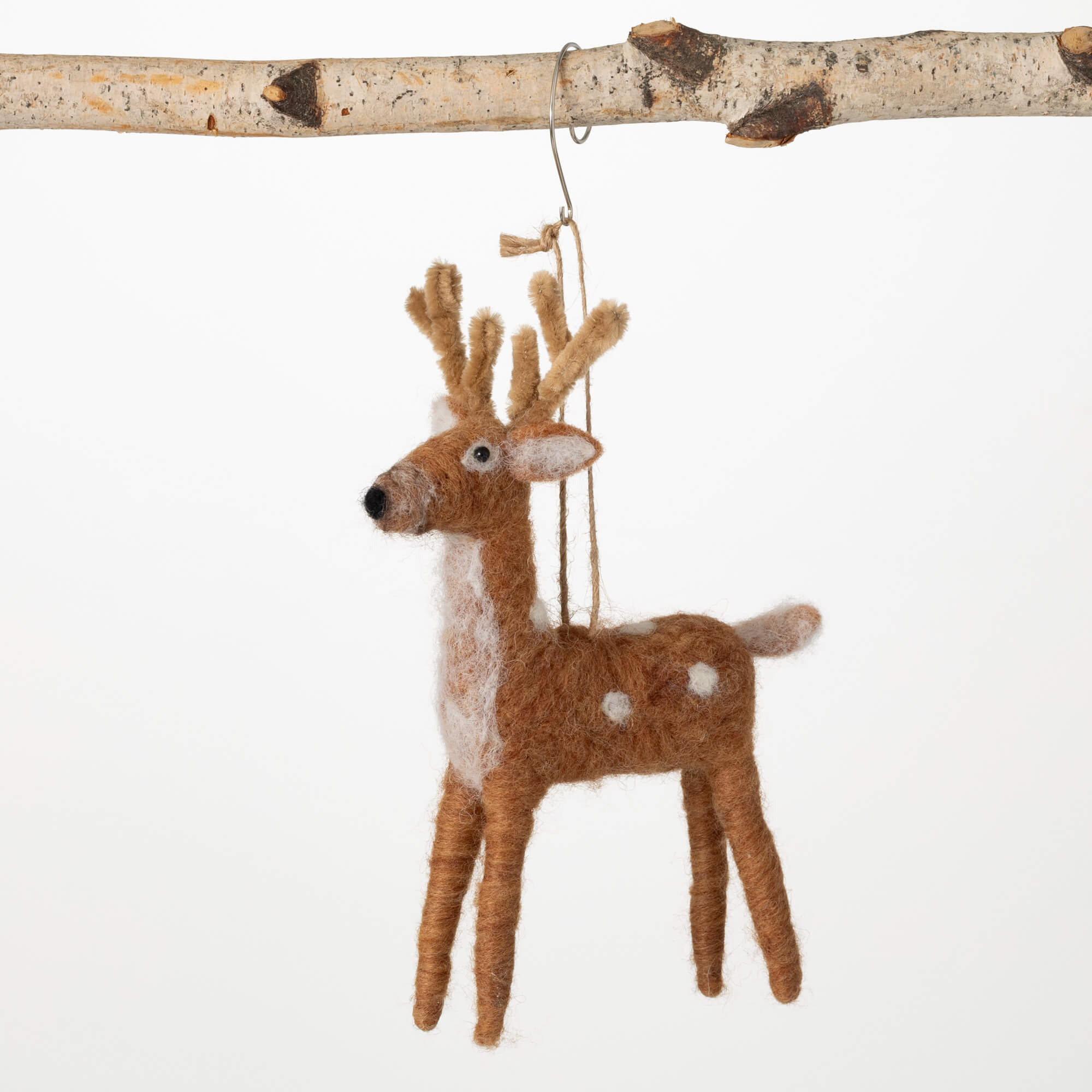 FELT BUCK ORNAMENT