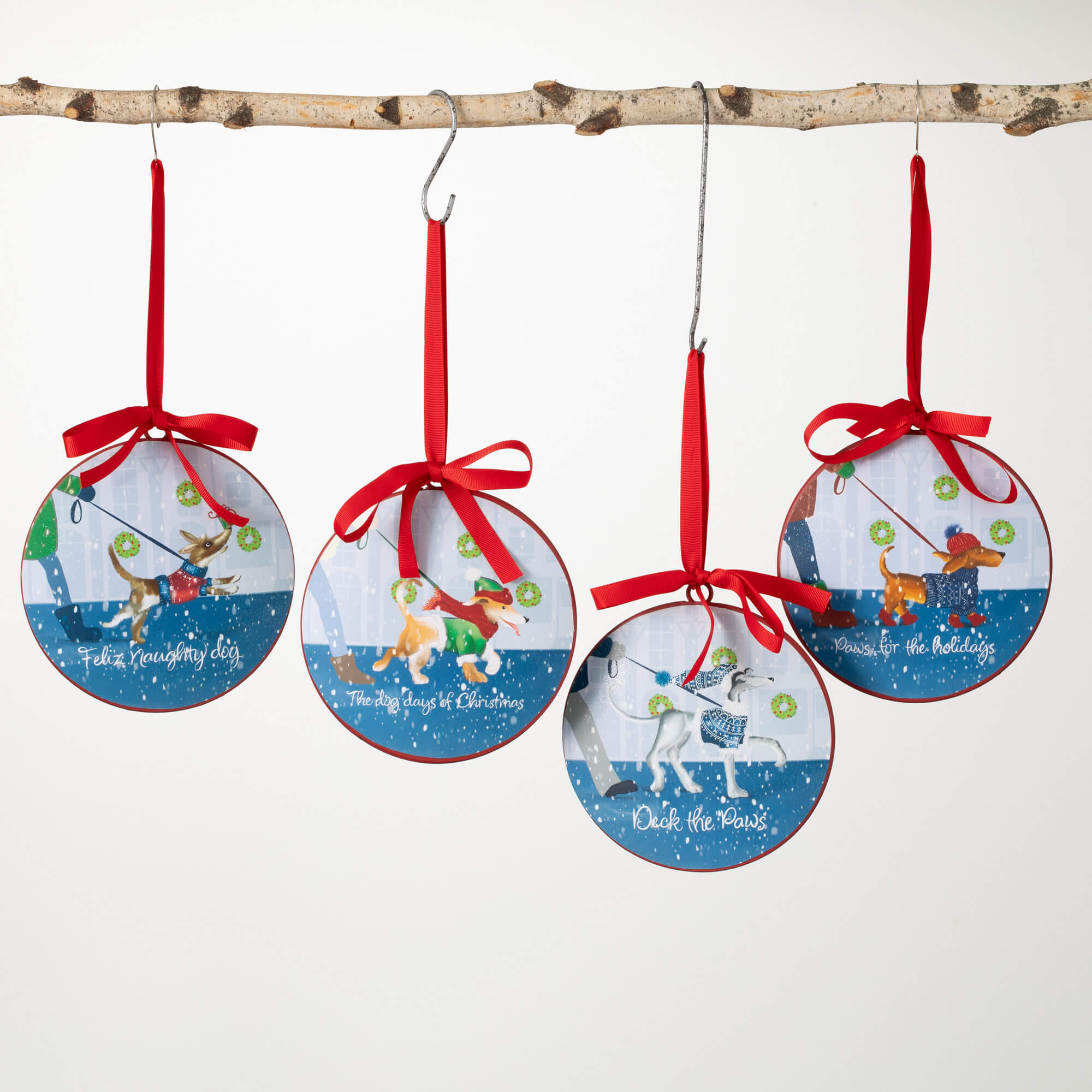 DECK THE PAWS DOG ORNAMENTS 4