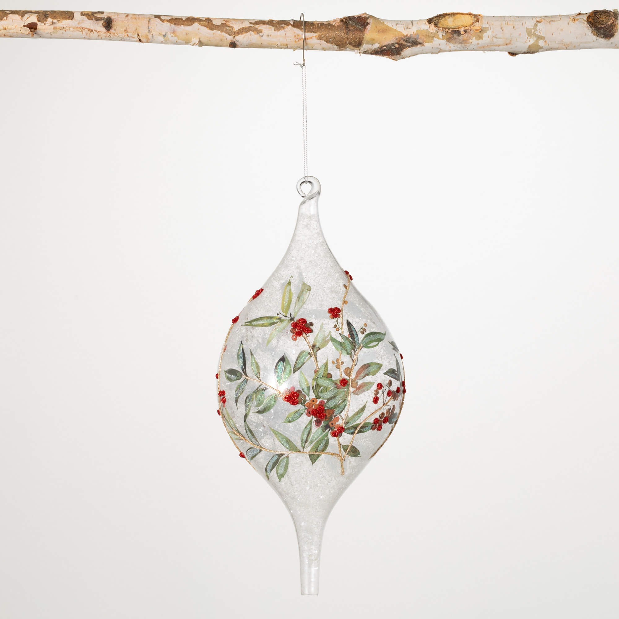 HOLLY BERRY FINIAL ORNAMENT