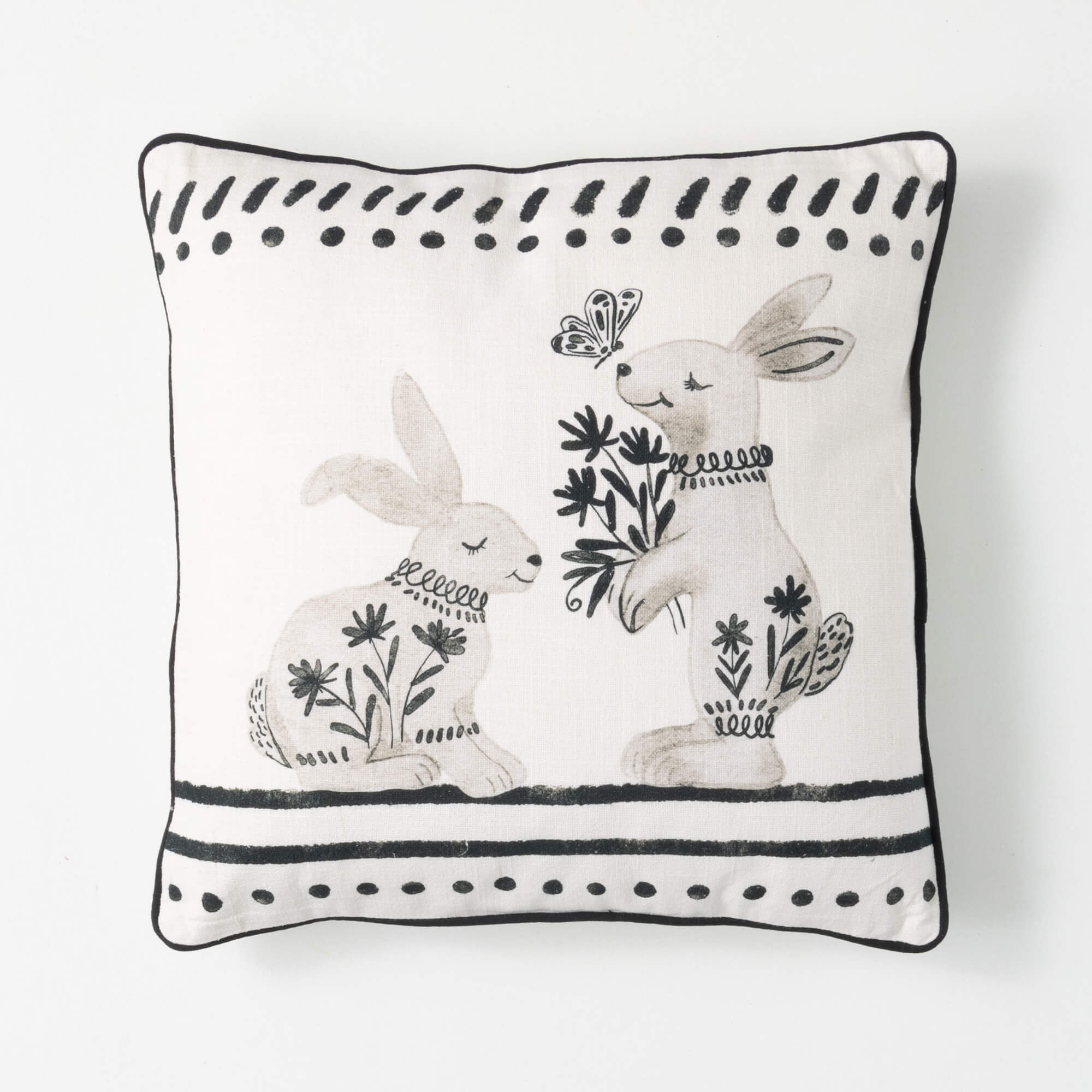 ILLUSTRATED BUNNIES PILLOW