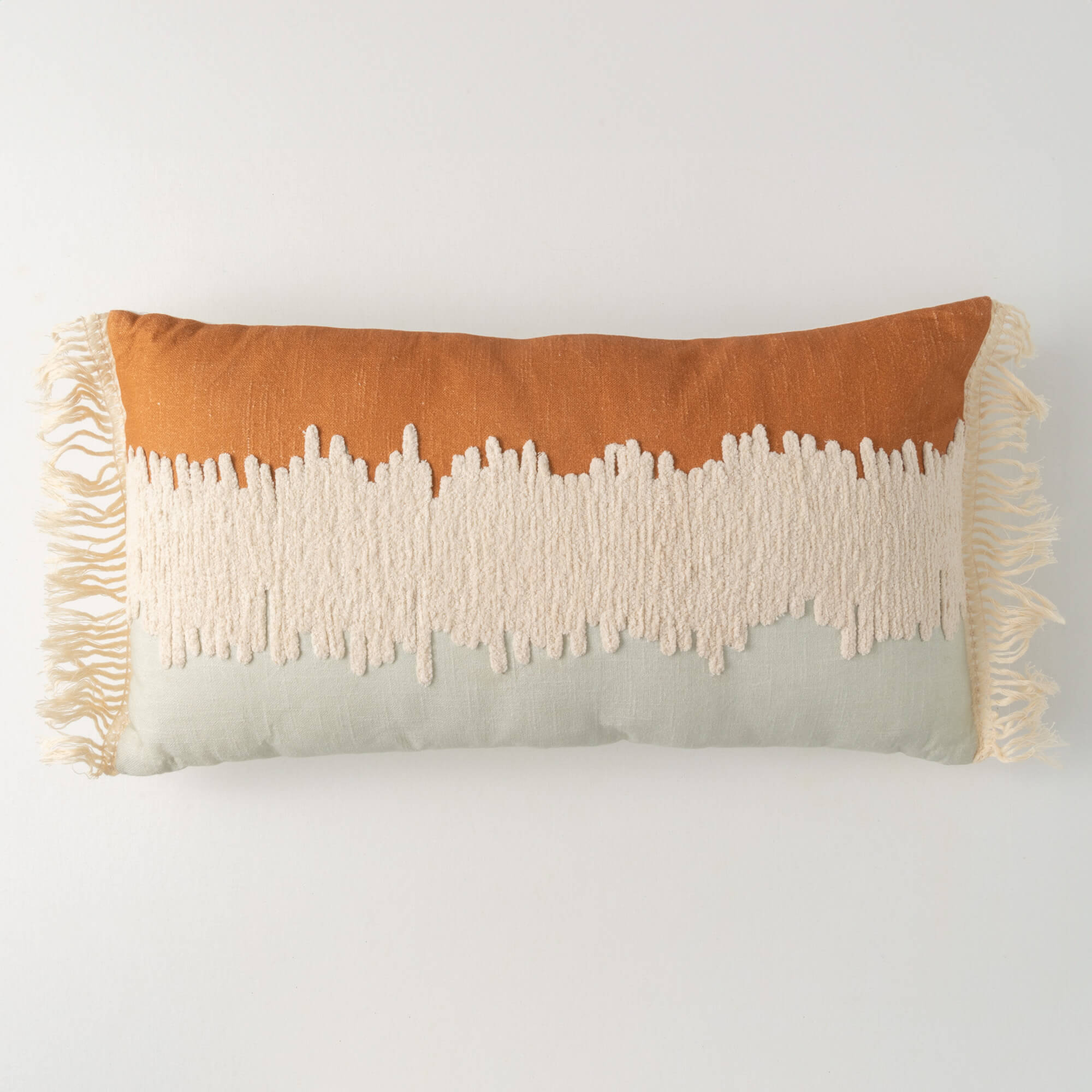 PILLOW W  FRINGE