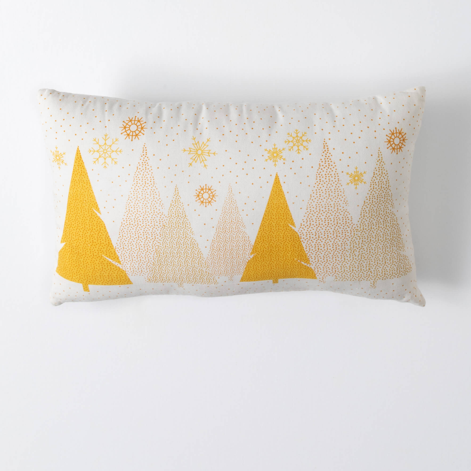 GOLDEN PINE TREES PILLOW