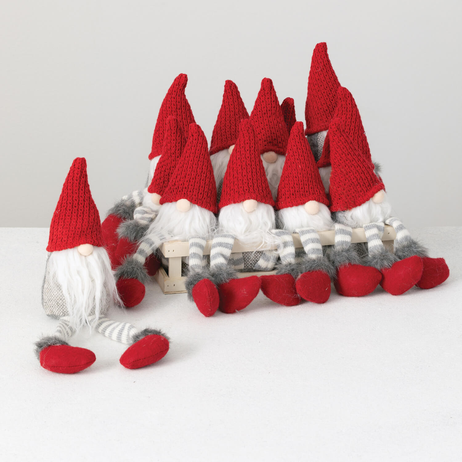 PLUSH GNOME ORNAMENT SET